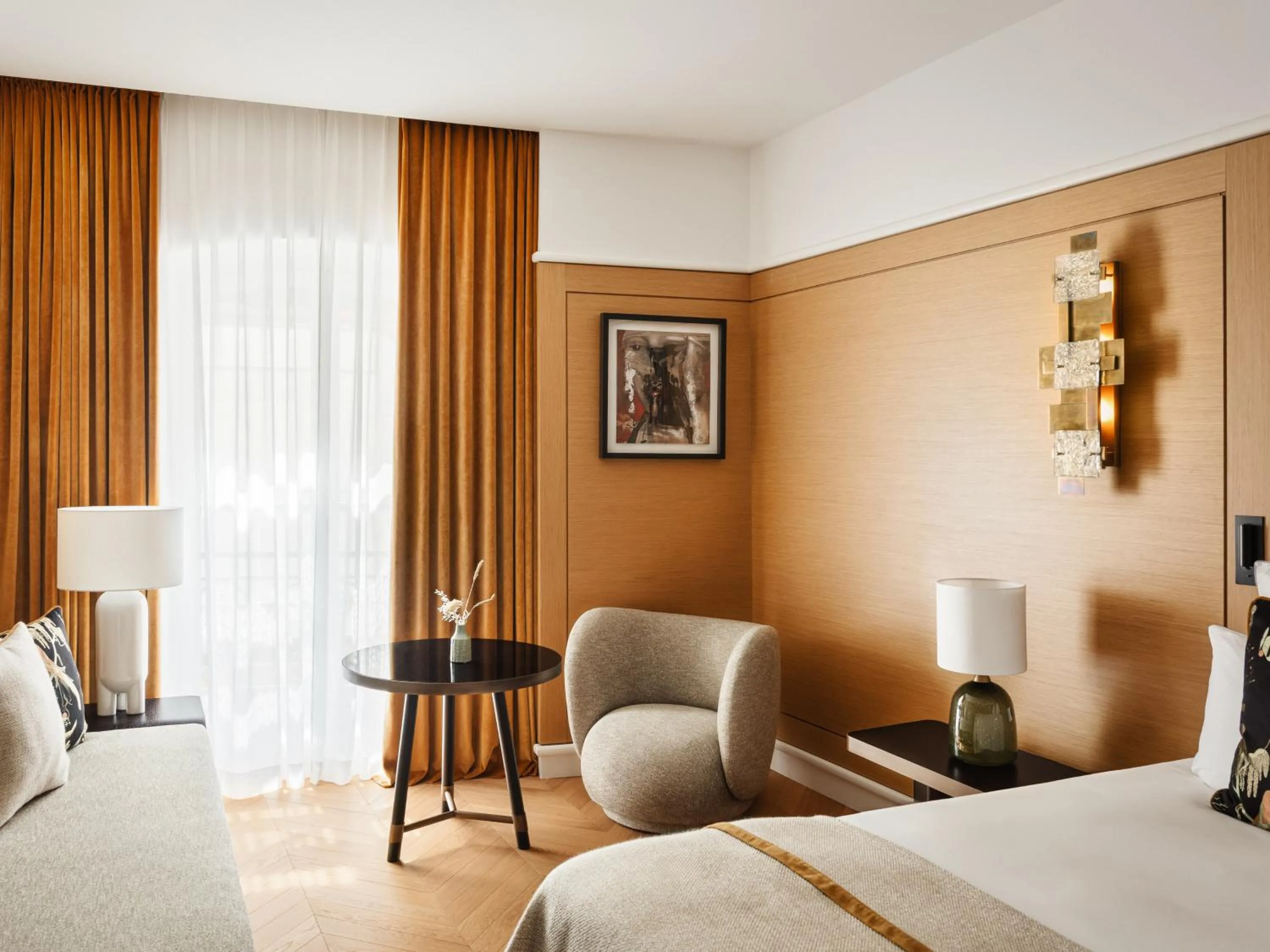 Bedroom, Bed in Hôtel De Sers Champs Elysées Paris