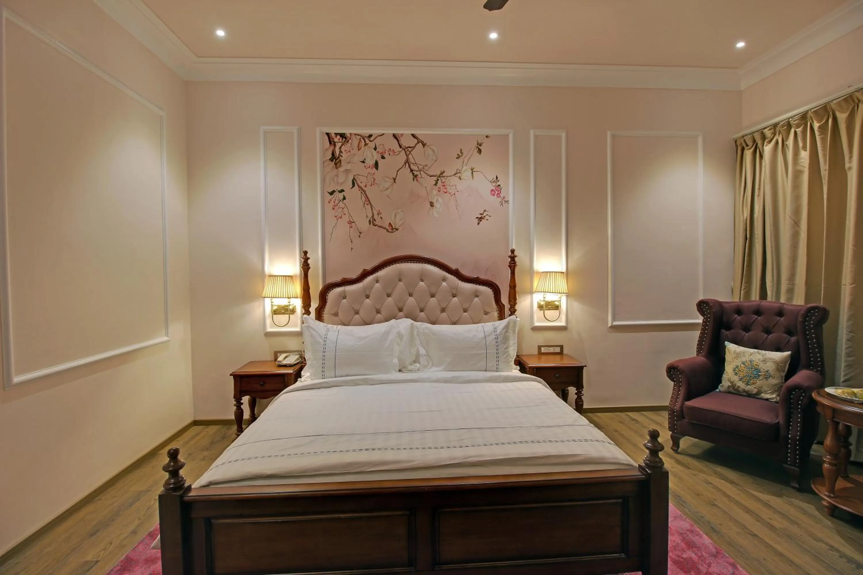 Bed in Jhadol Vijay Vilas Near Lake Pichola