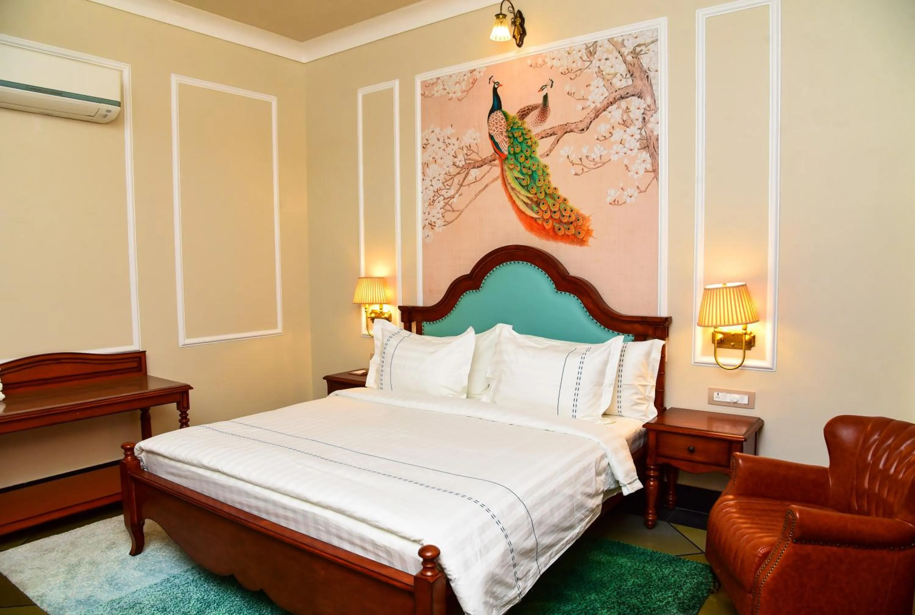 Bed in Jhadol Vijay Vilas Near Lake Pichola