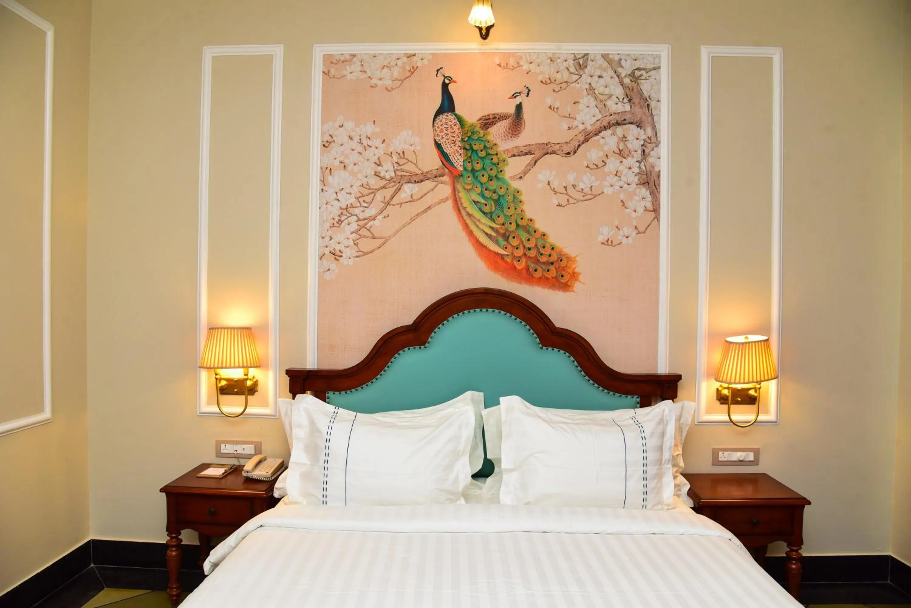 Bed in Jhadol Vijay Vilas Near Lake Pichola