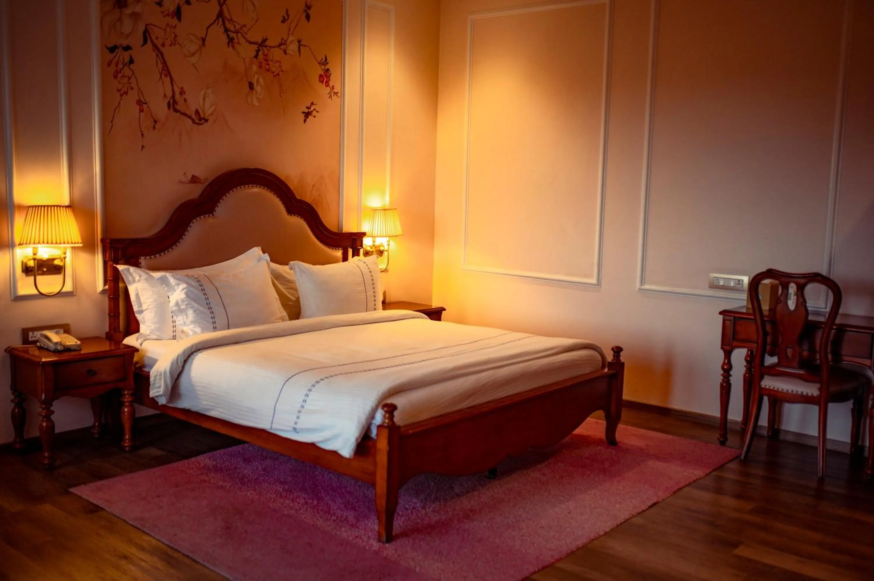 Bed in Jhadol Vijay Vilas Near Lake Pichola