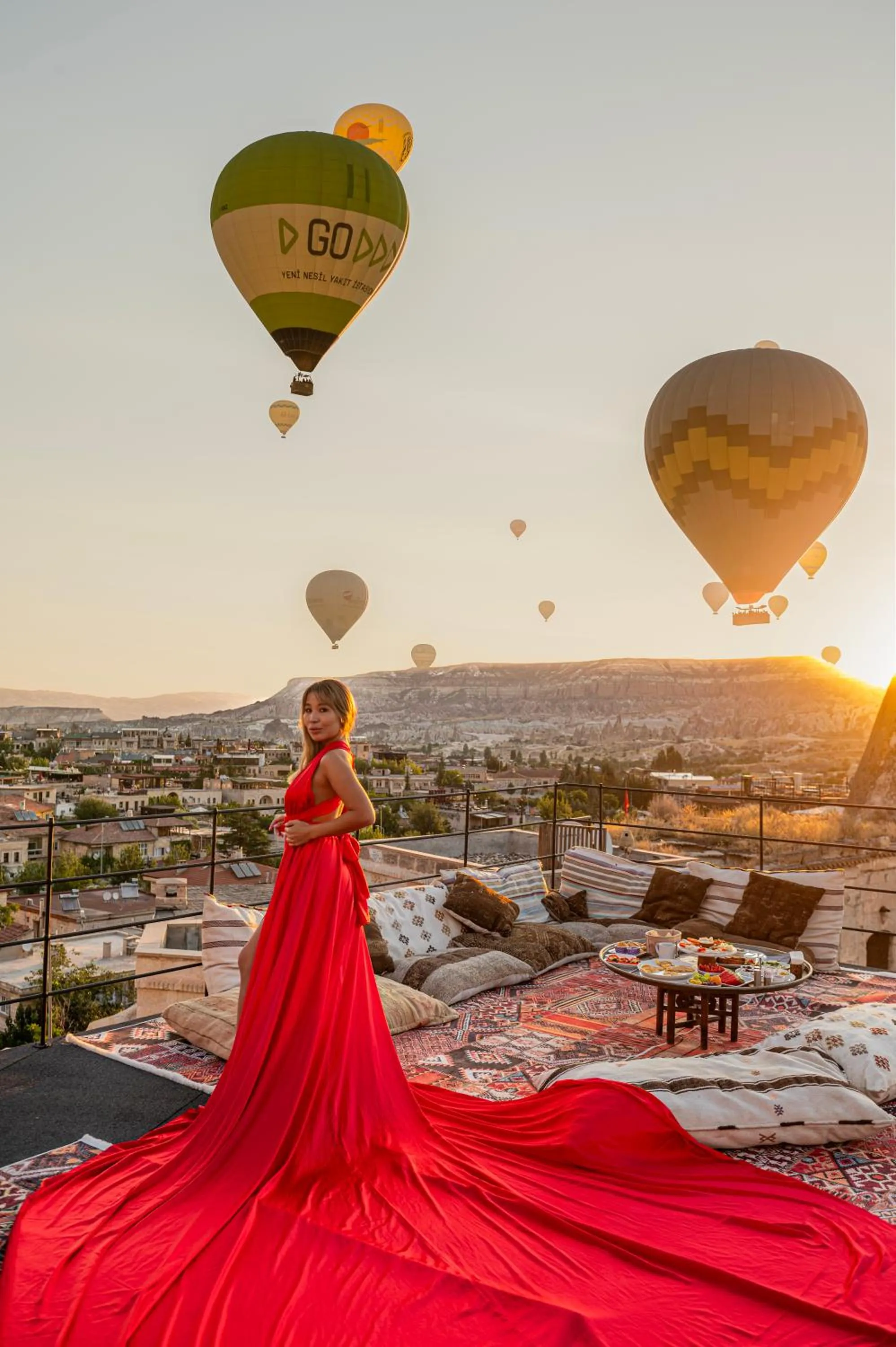 Balcony/Terrace in Chelebi Cave House