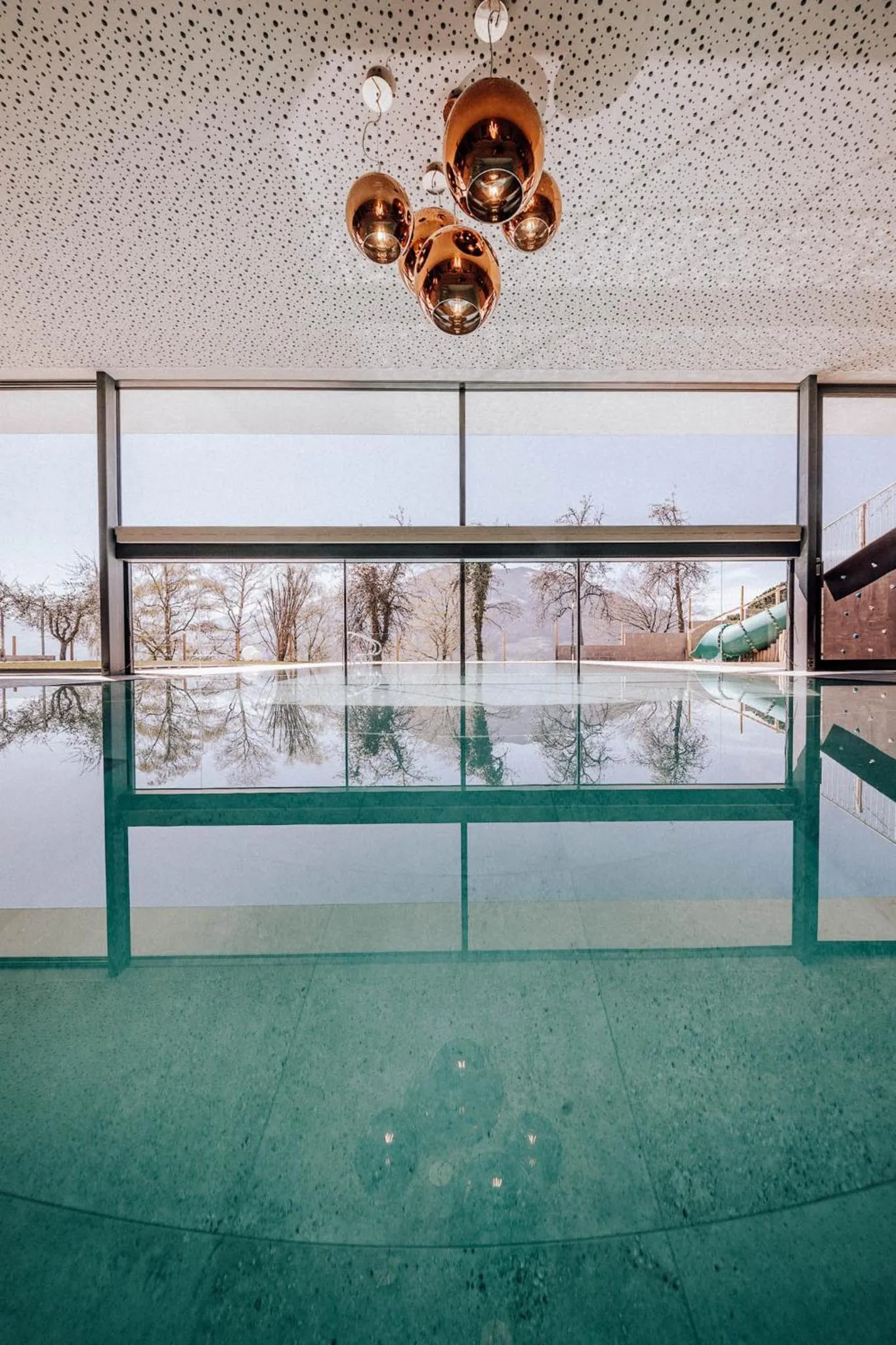 Swimming pool in Panoramahotel Am Sonnenhang