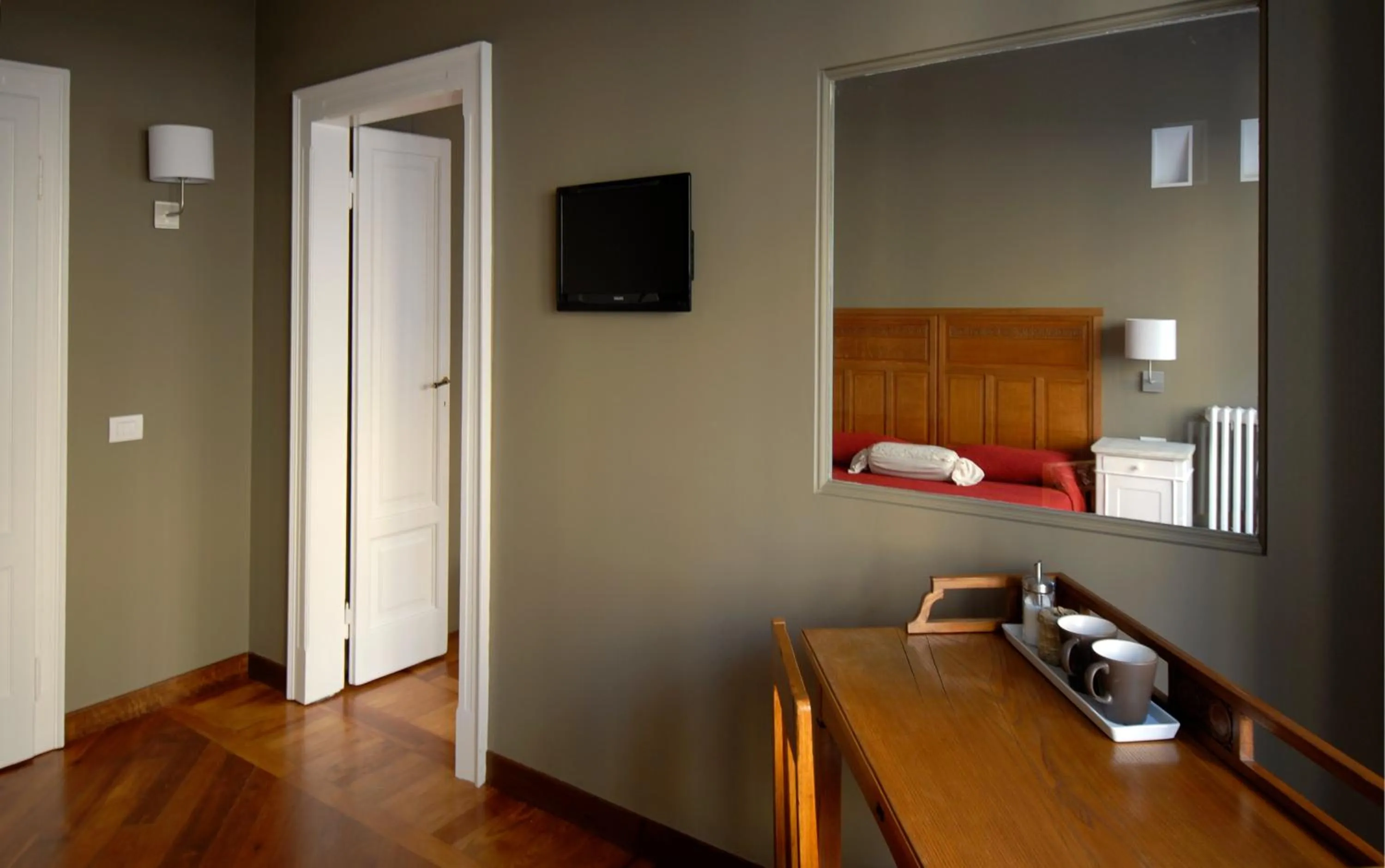 Coffee/tea facilities, Bed in B&B Residenza Cavour