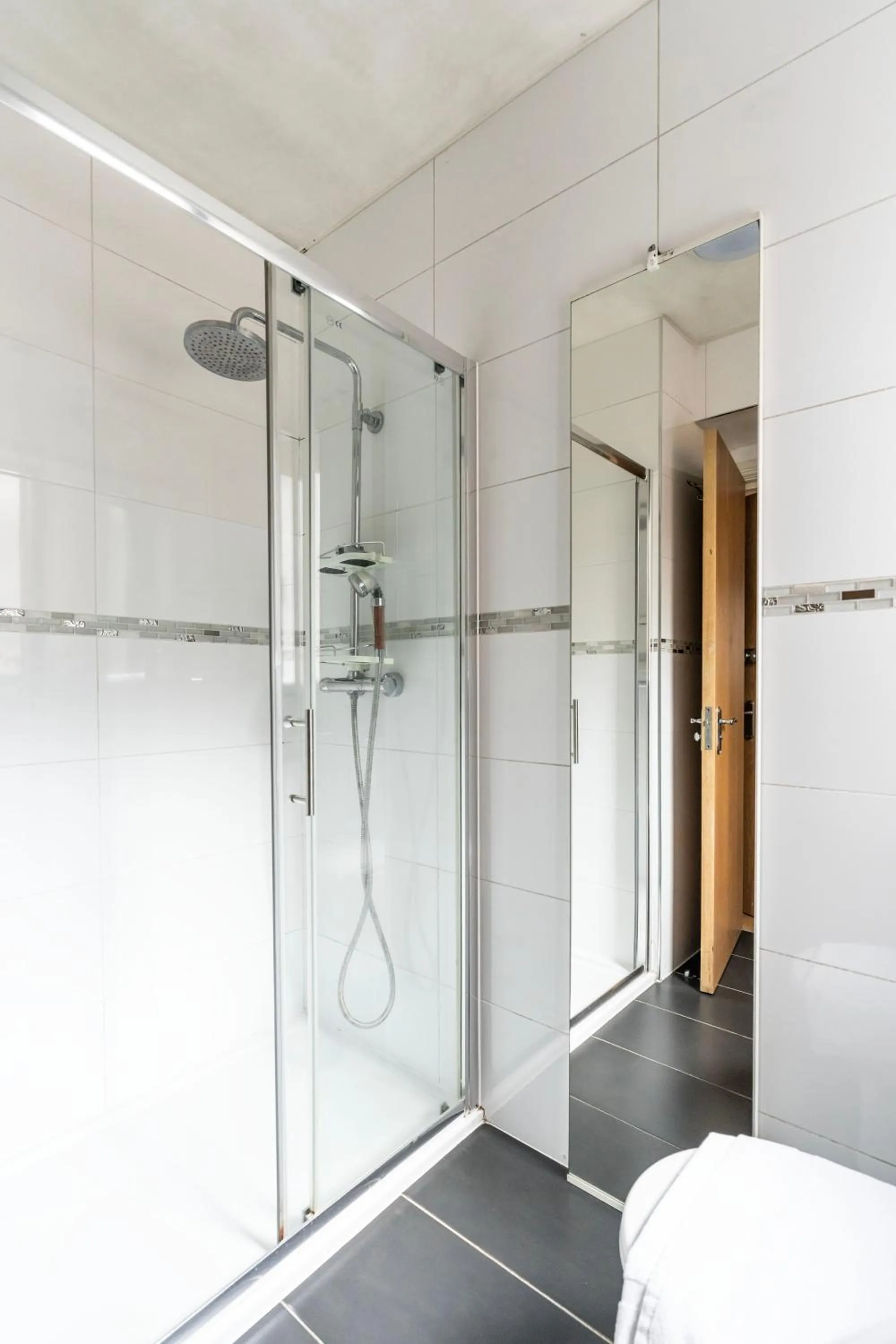 Shower in Shoreditch Apartments by PrimeCityHosts