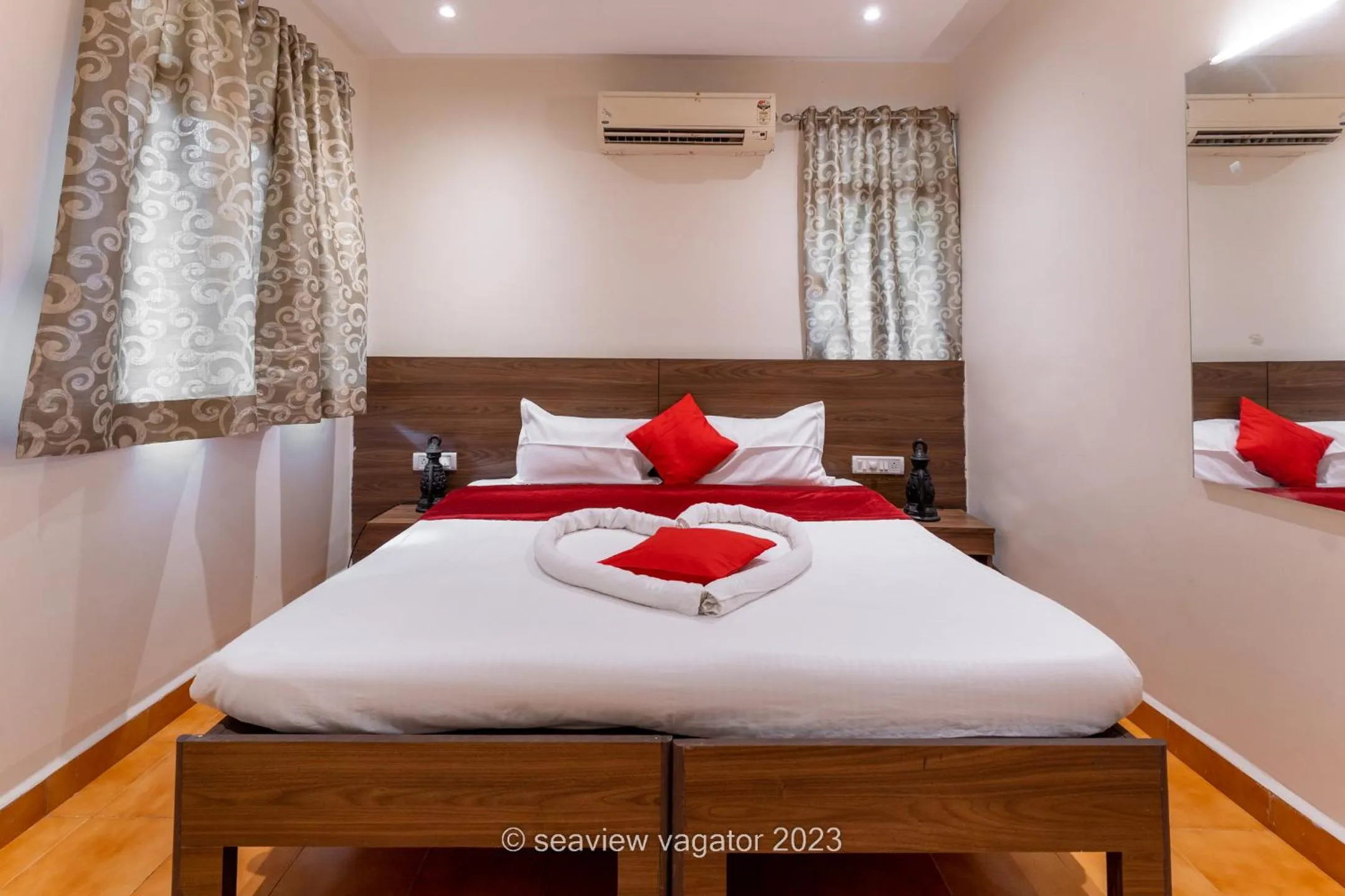 Bed in Sea View Holiday Vagator