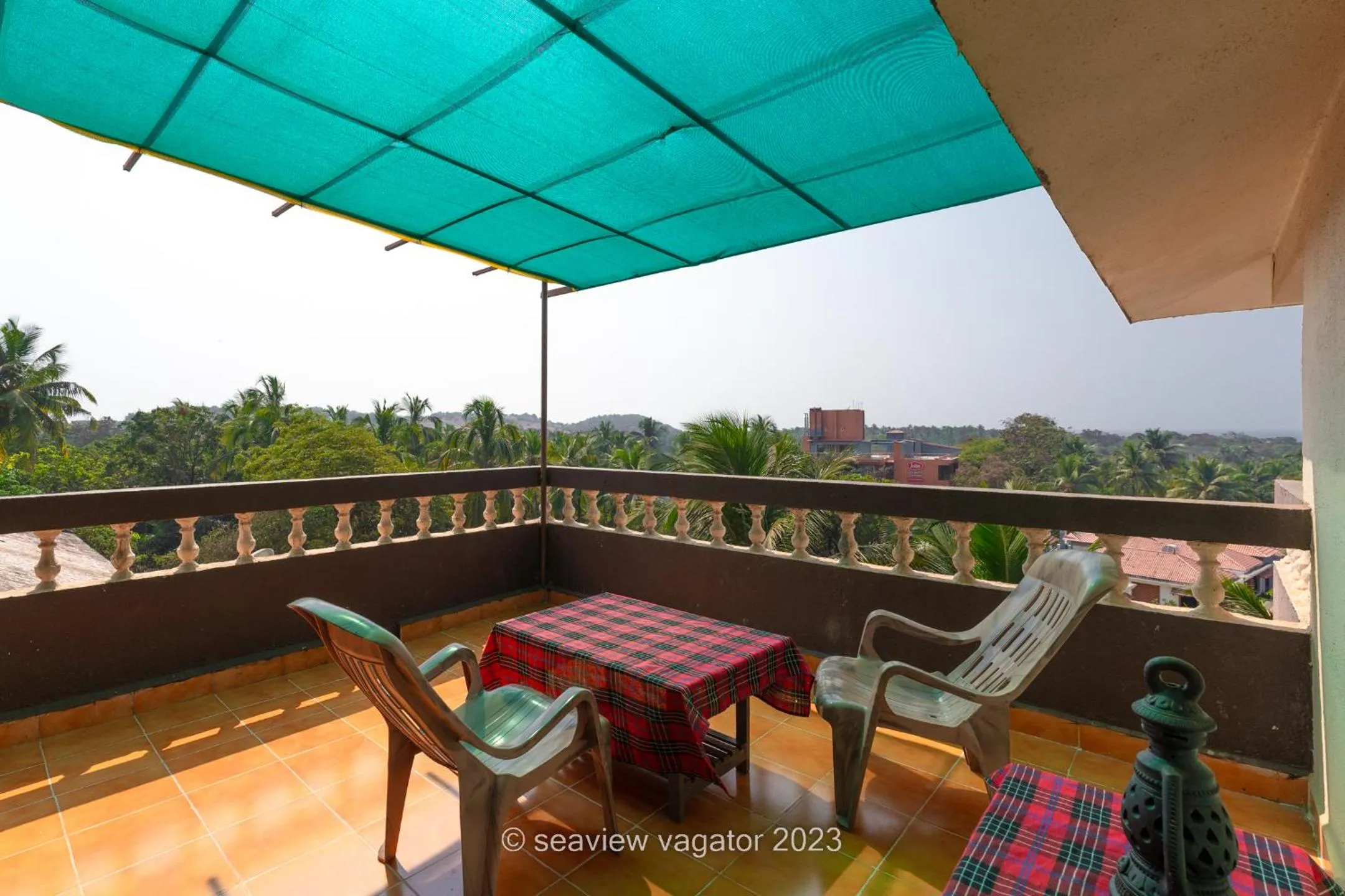 Patio in Sea View Holiday Vagator