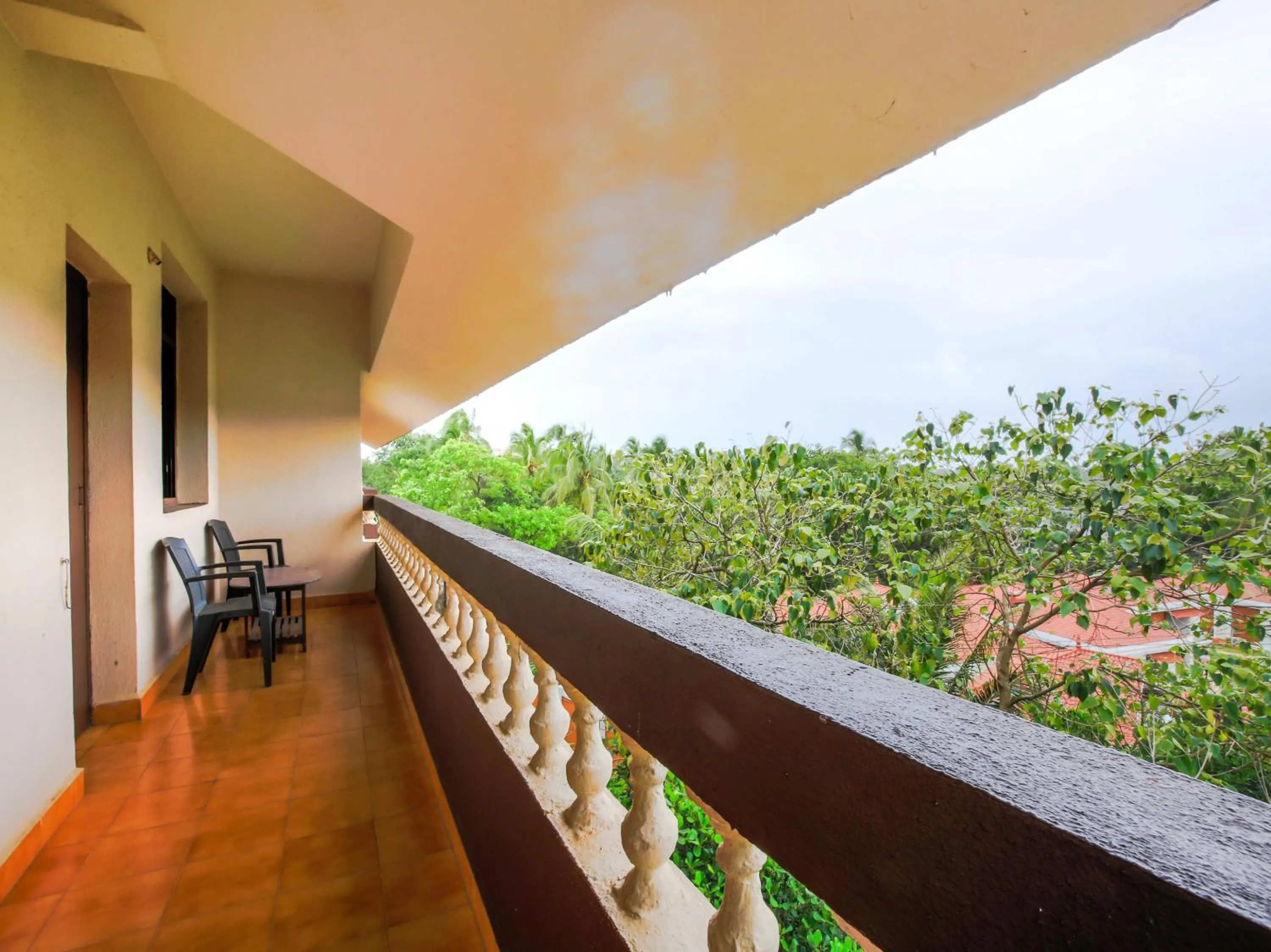 Balcony/Terrace in Sea View Holiday Vagator