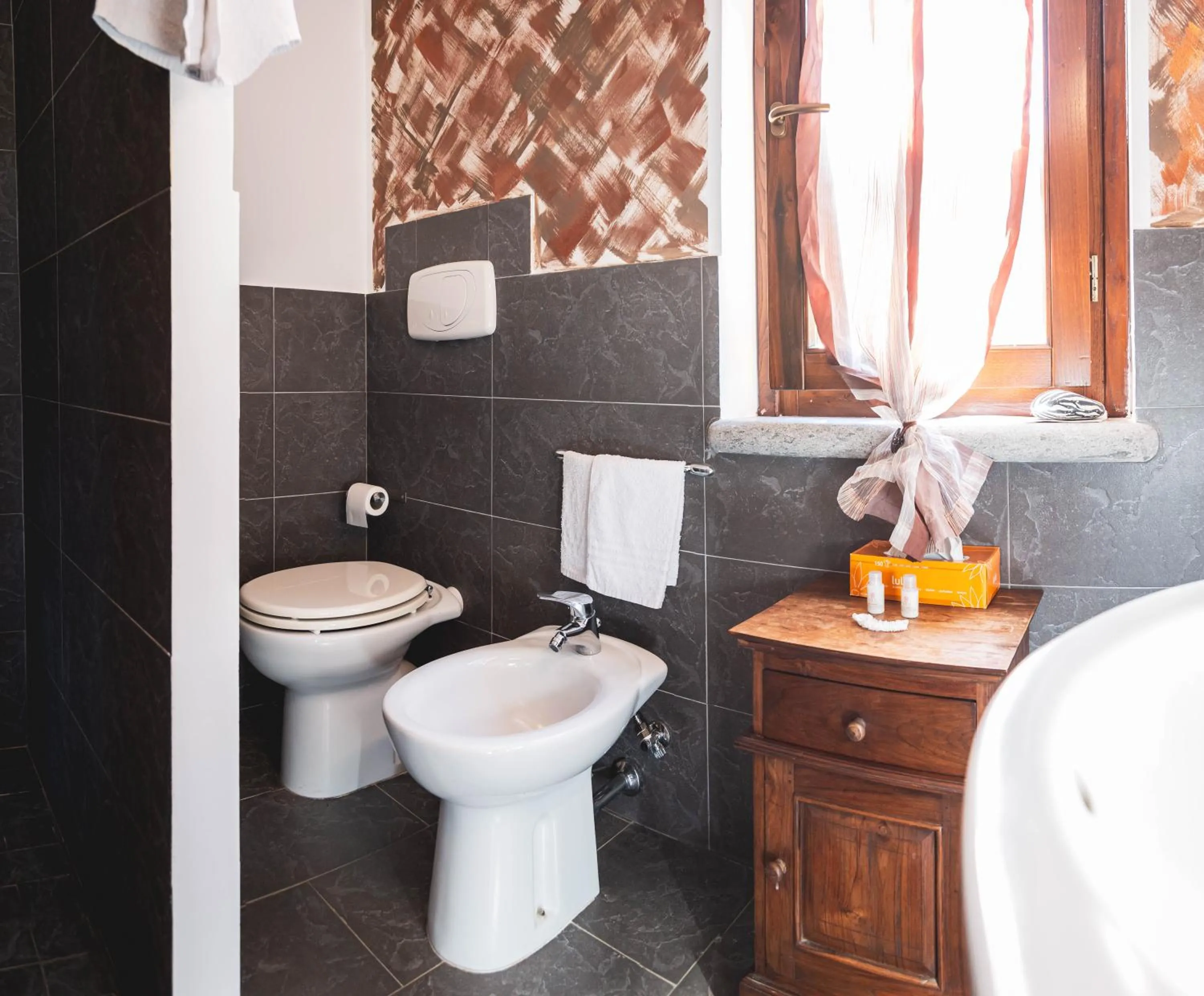 Toilet in Le Pozze Terme B&B