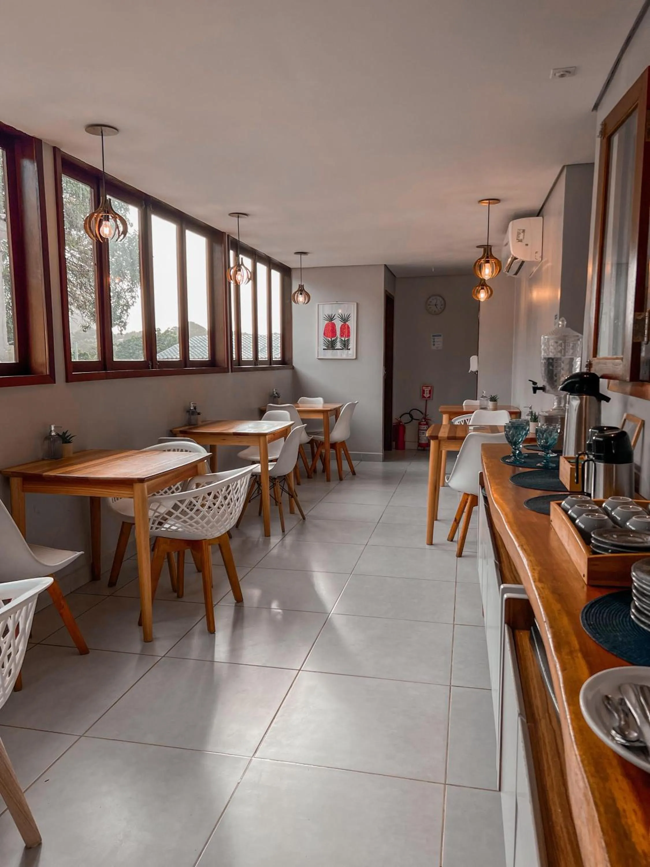 Dining area in Pousada da Mana