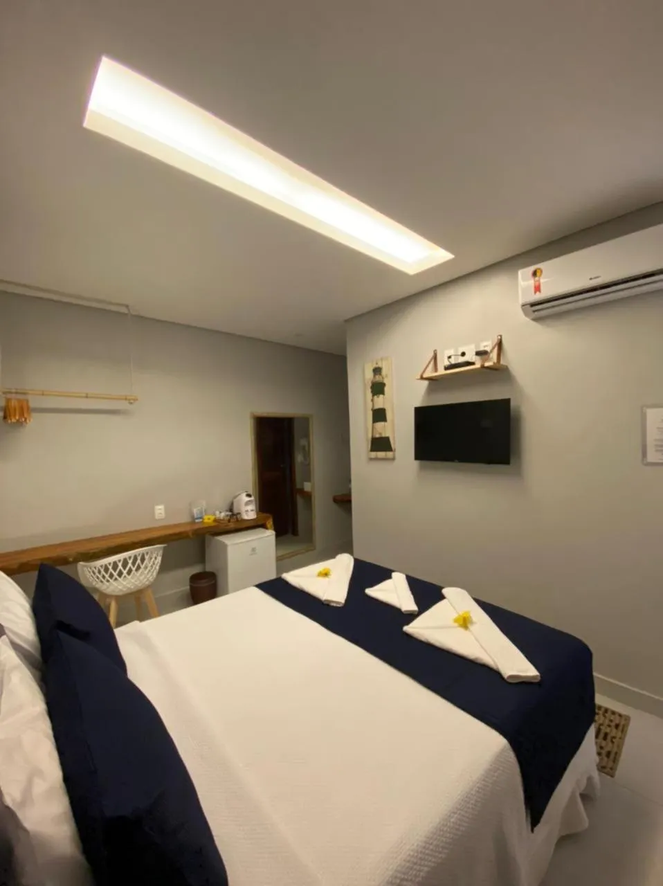 Bed in Pousada da Mana