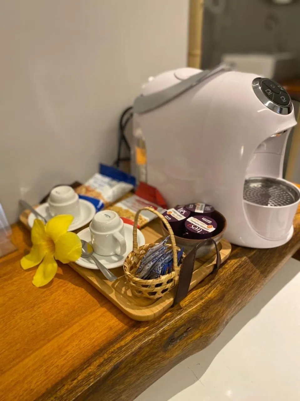 Coffee/tea facilities in Pousada da Mana