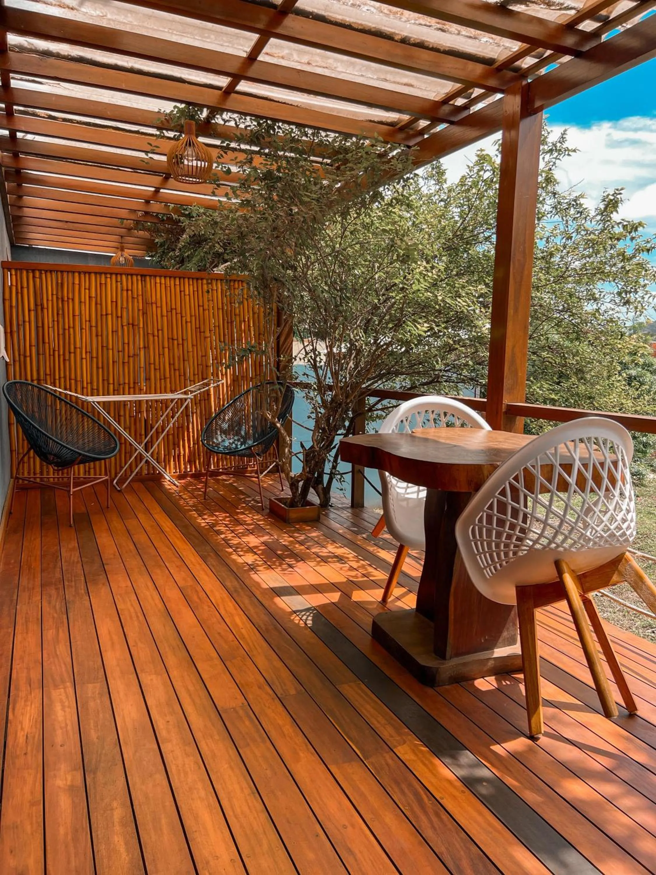 Balcony/Terrace in Pousada da Mana