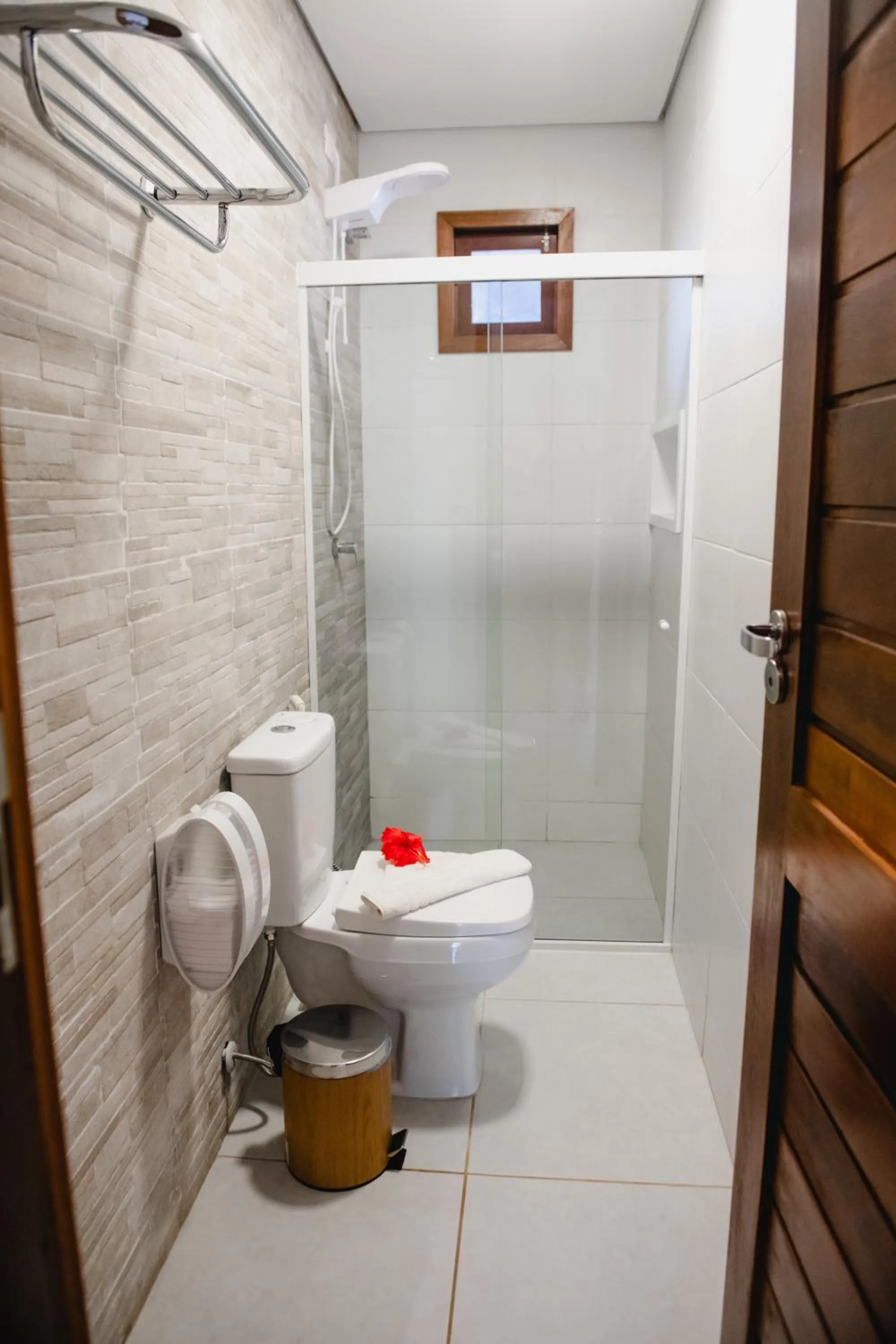 Shower in Pousada da Mana