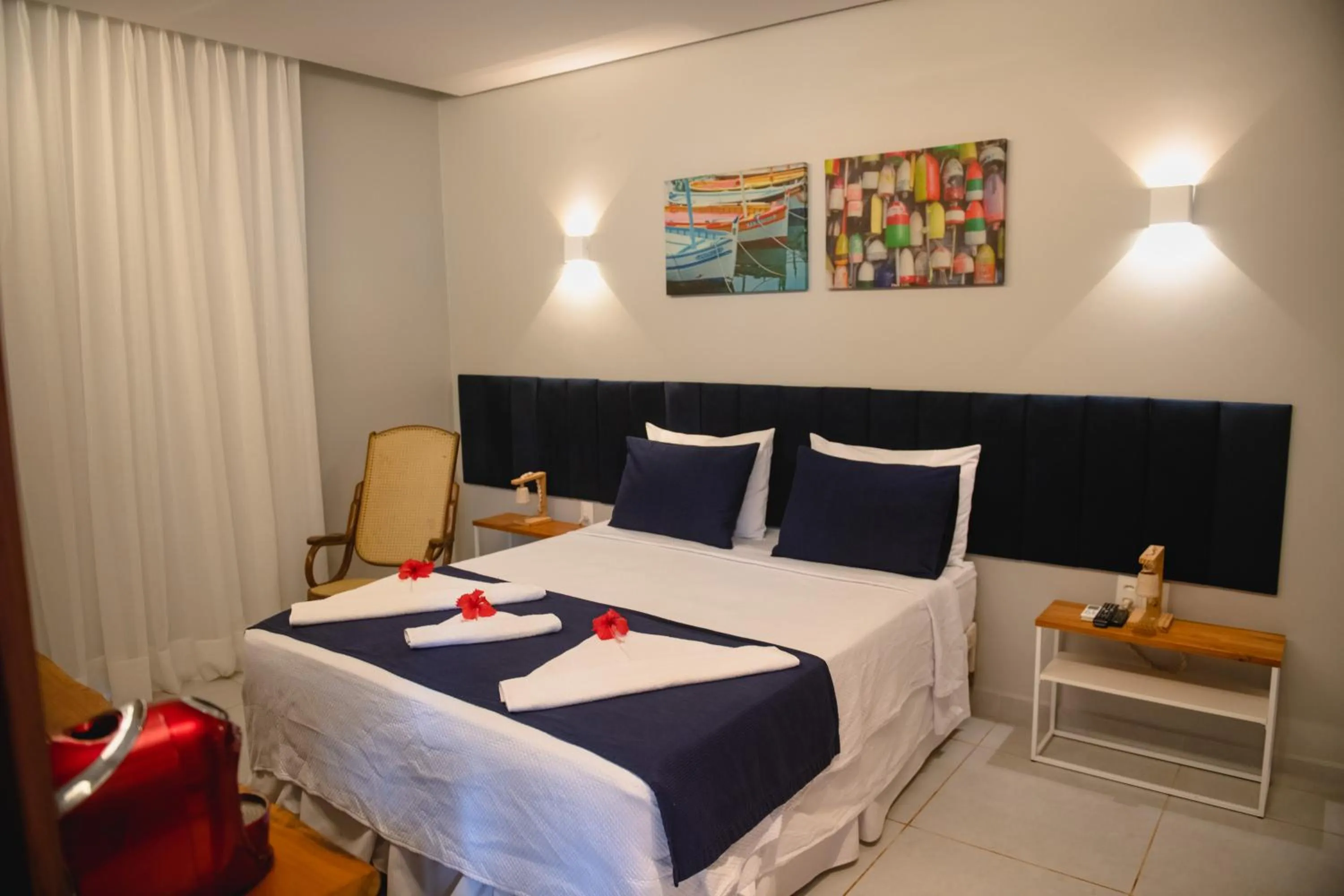 Bed in Pousada da Mana