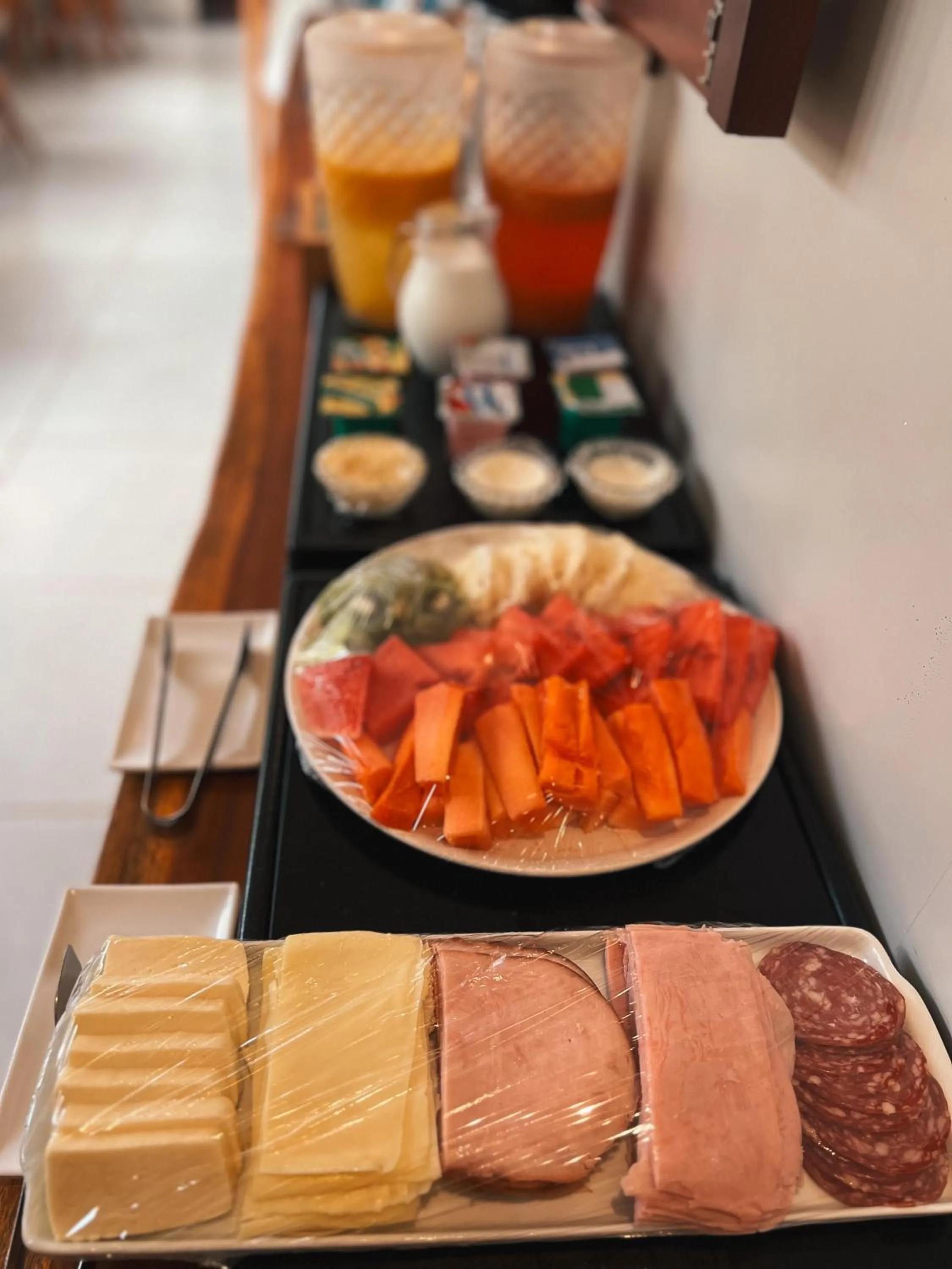 Buffet breakfast in Pousada da Mana