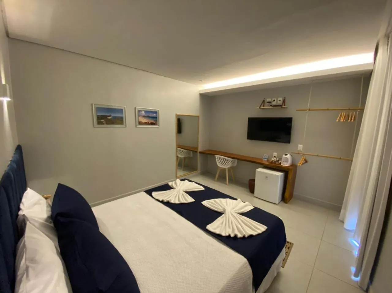 Bed in Pousada da Mana