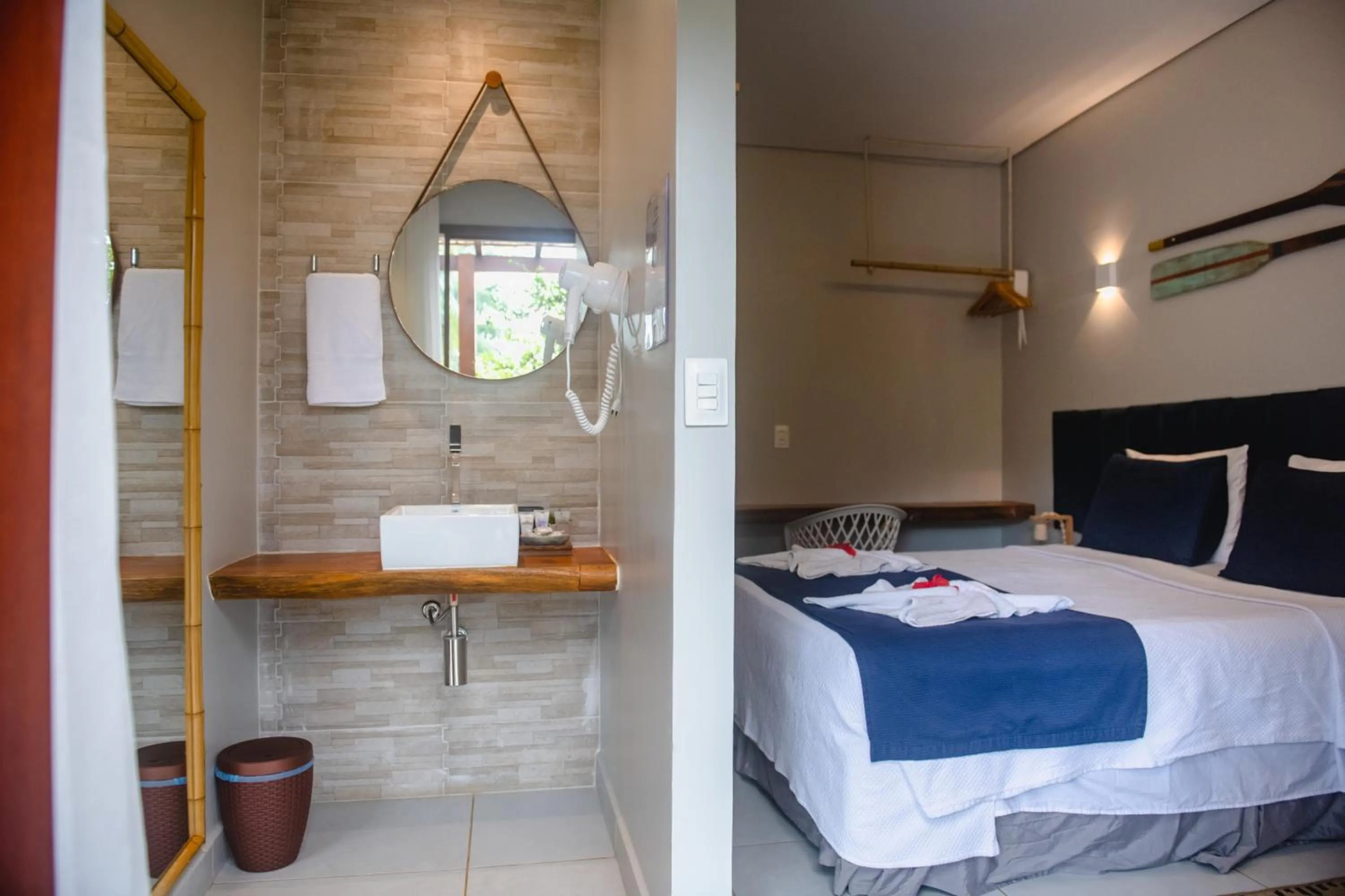 Bed in Pousada da Mana