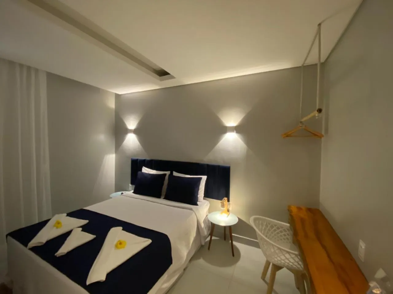 Bed in Pousada da Mana