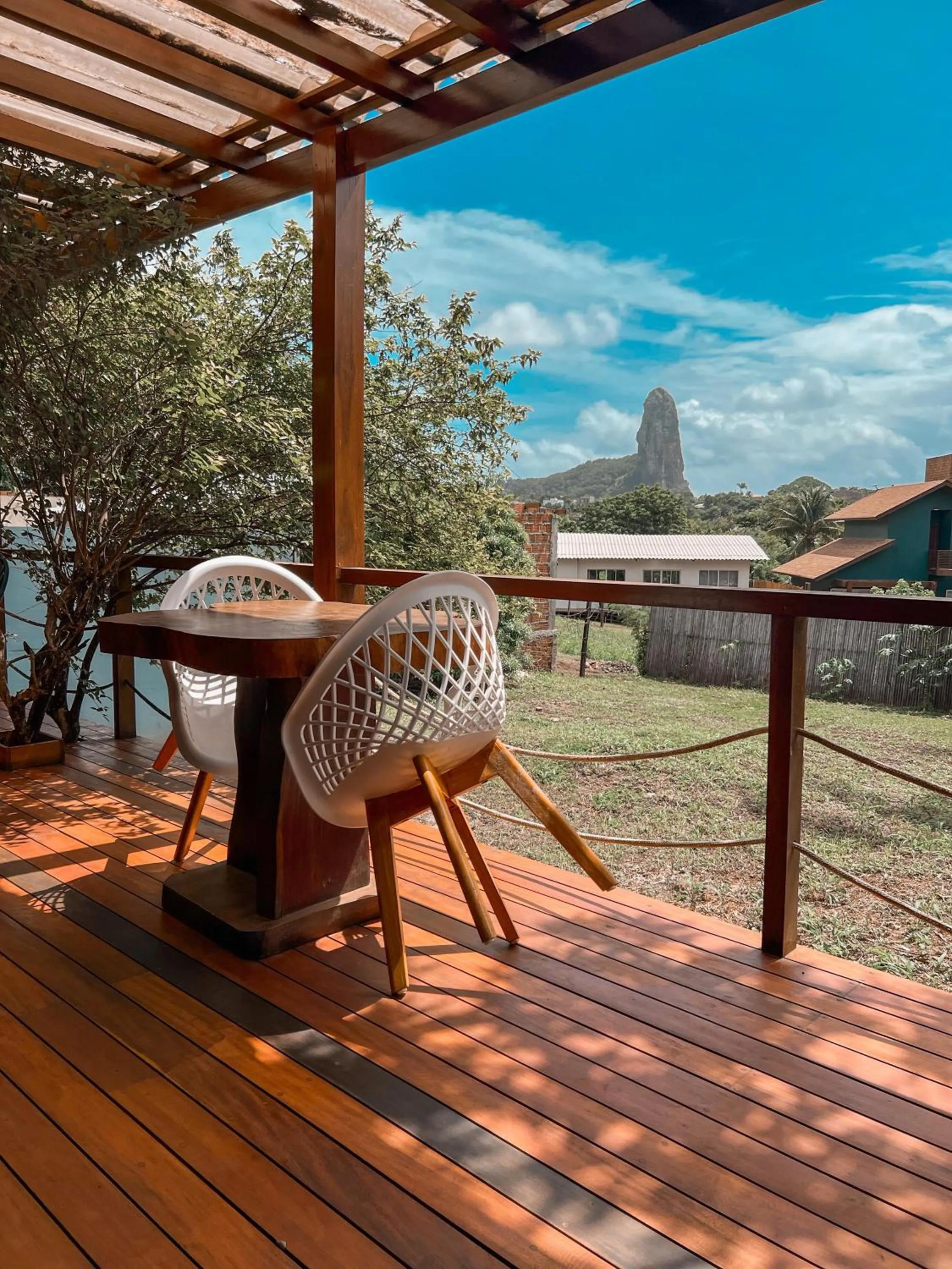 Balcony/Terrace in Pousada da Mana