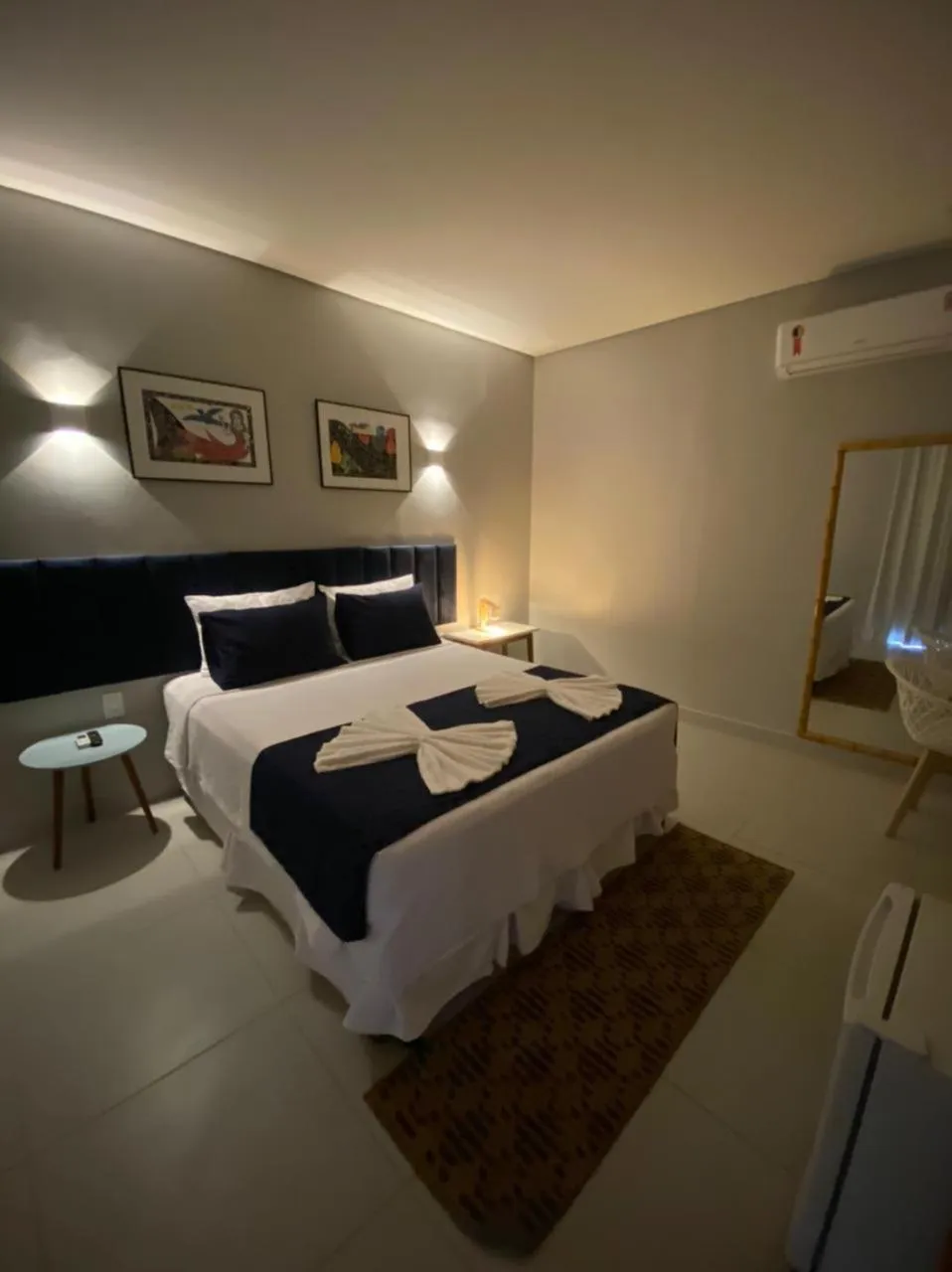 Bed in Pousada da Mana