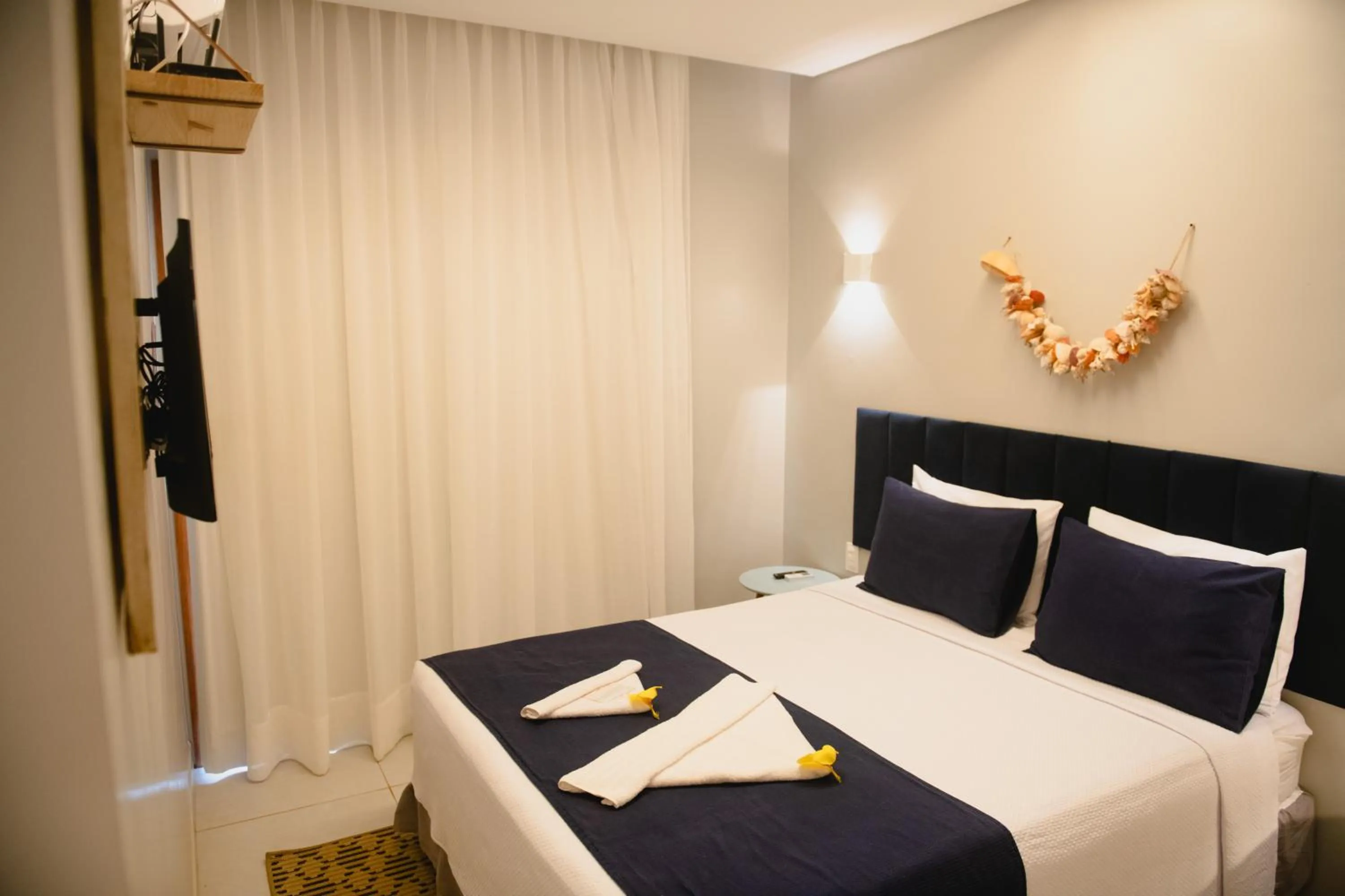 Bed in Pousada da Mana