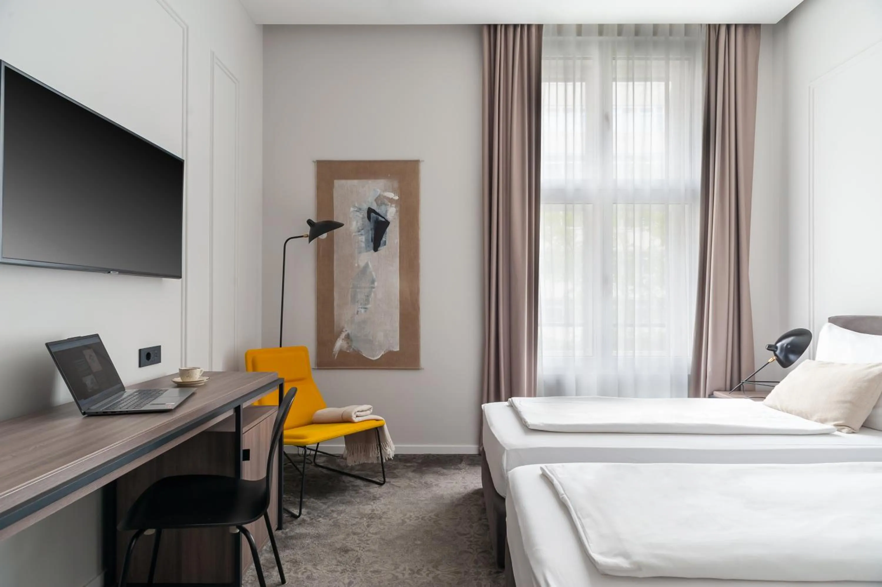 Bed in MANDA Heritage Hotel