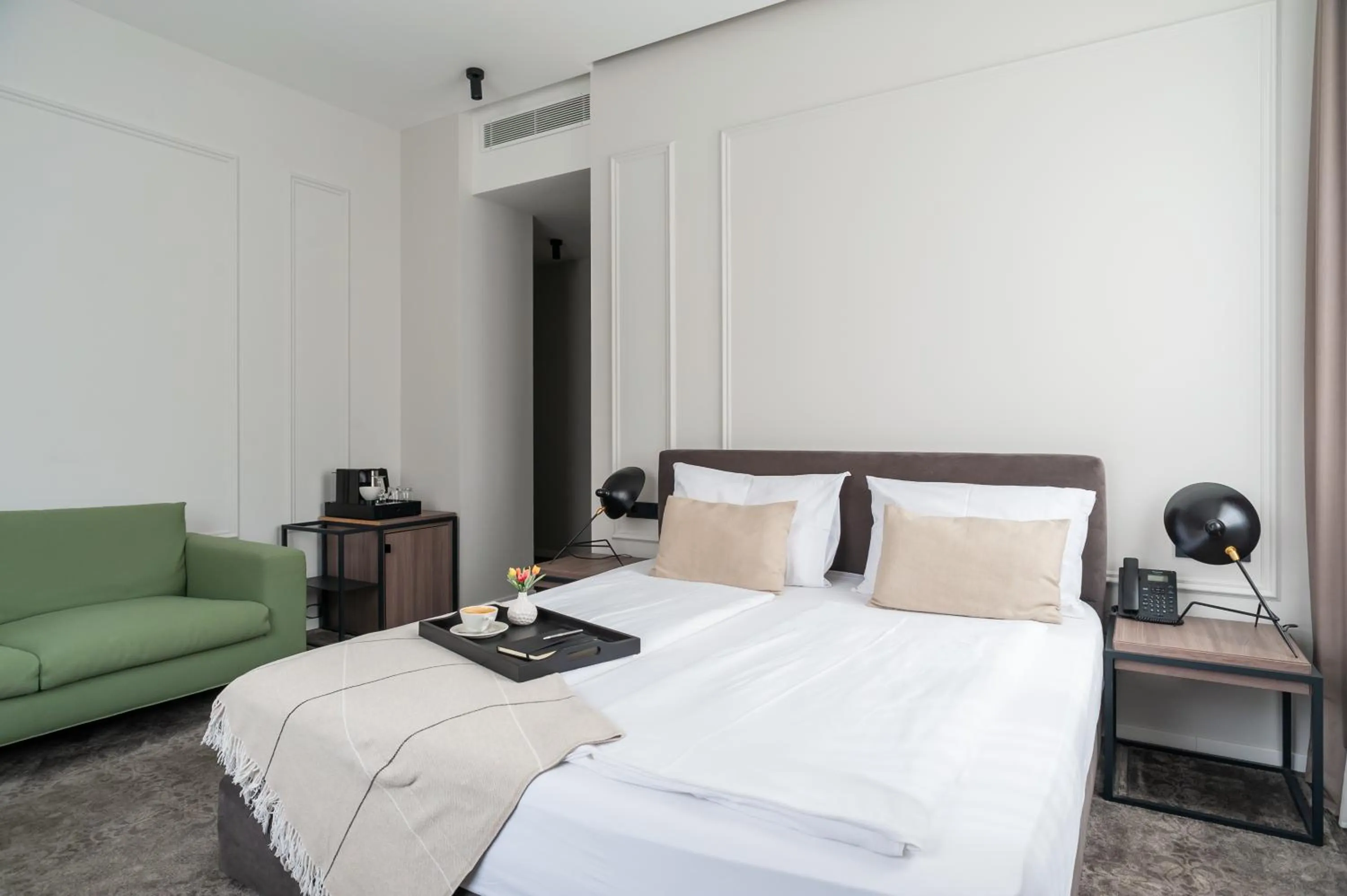 Bed in MANDA Heritage Hotel