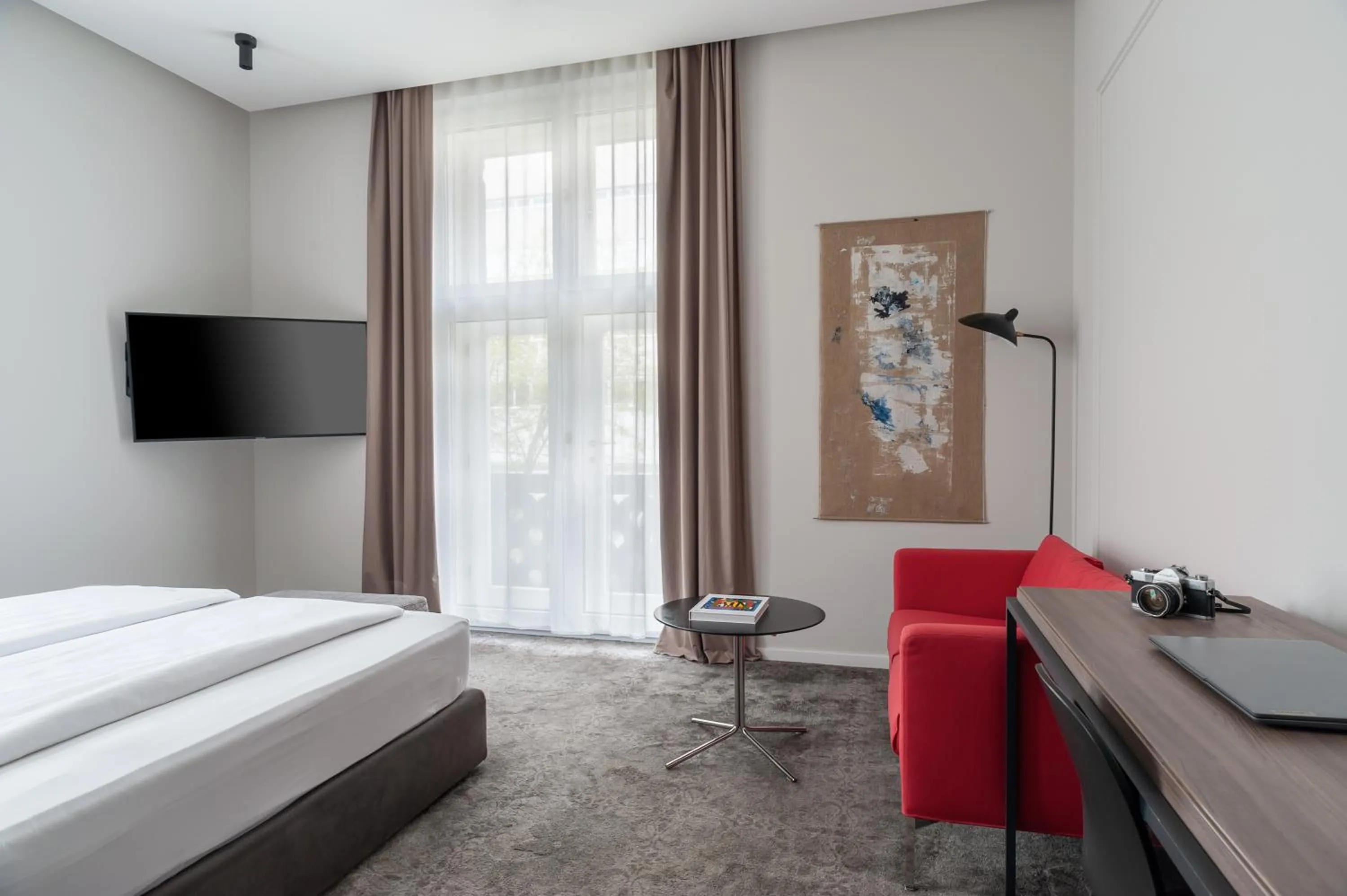 Bed in MANDA Heritage Hotel