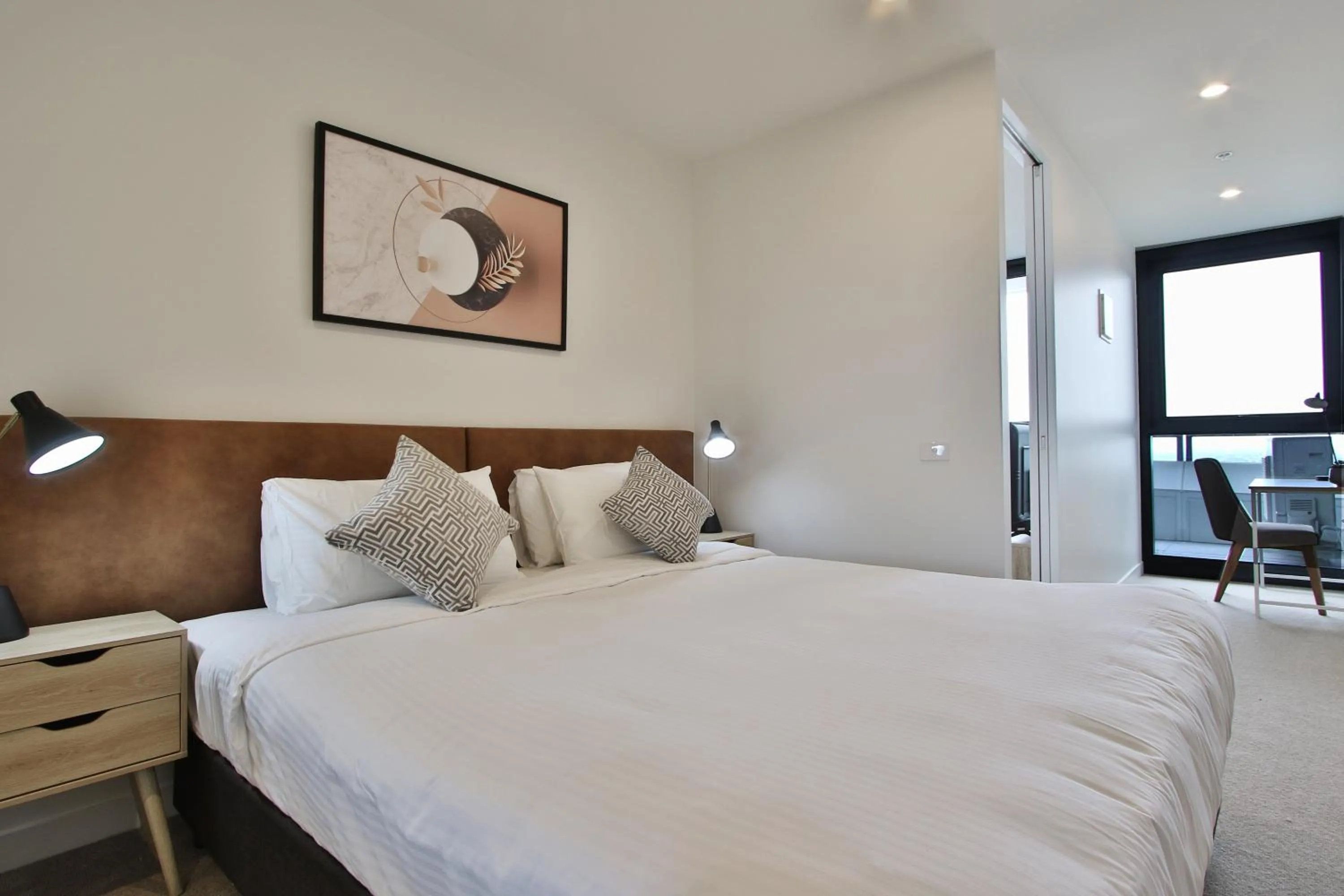 Bed in Domi Serviced Apartments