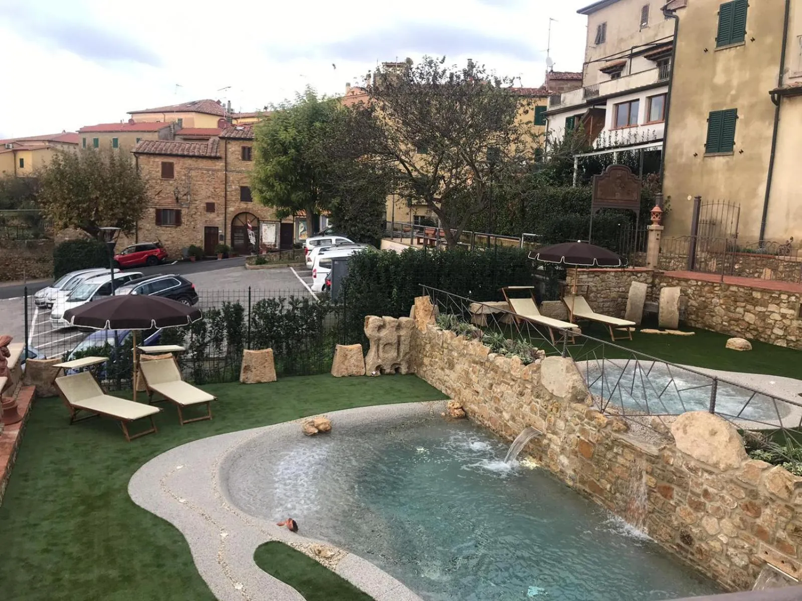 Pool view in B&B Il Sogno del Pinzagrilli