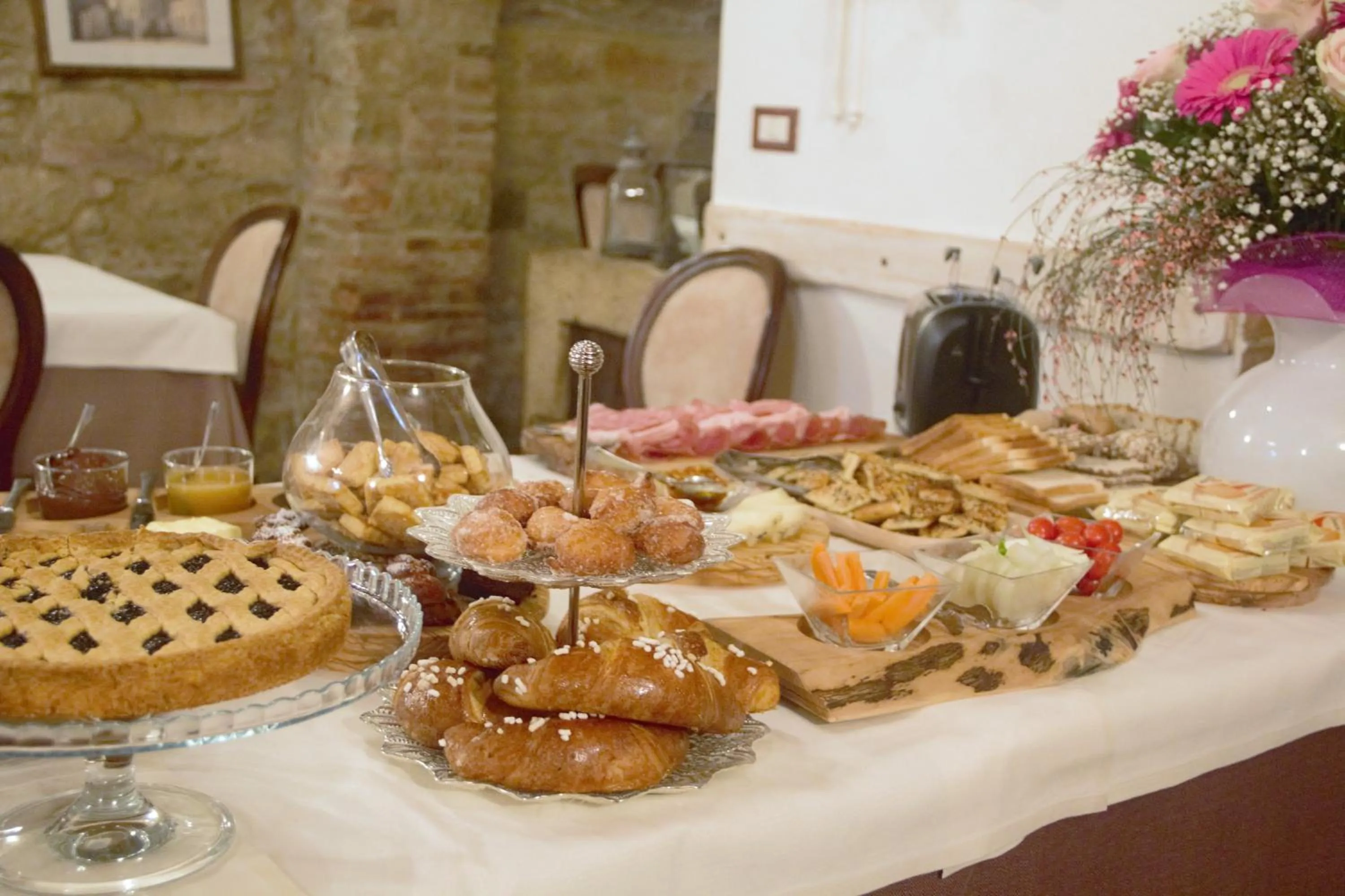 Buffet breakfast in B&B Il Sogno del Pinzagrilli