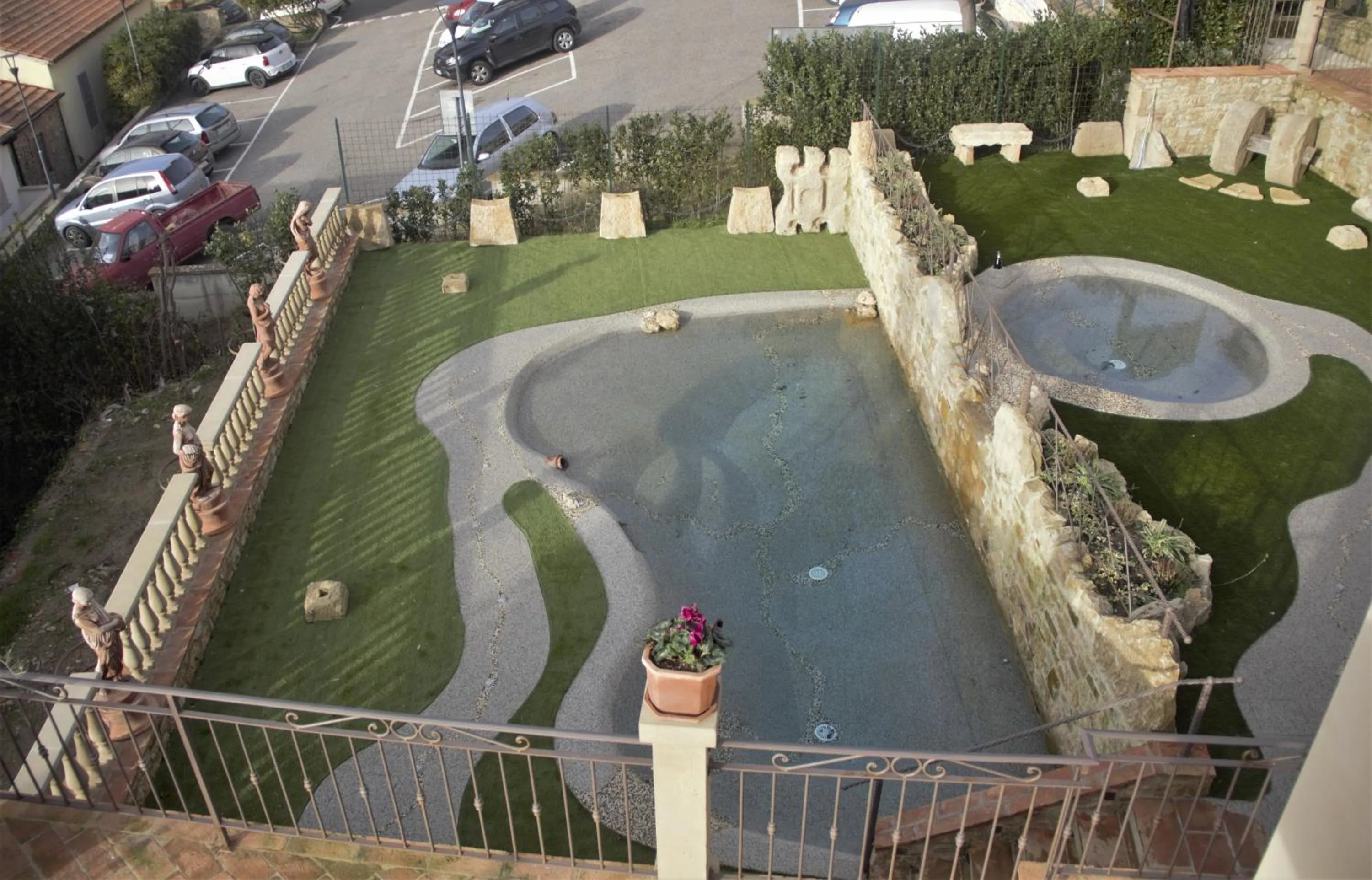 Pool view in B&B Il Sogno del Pinzagrilli