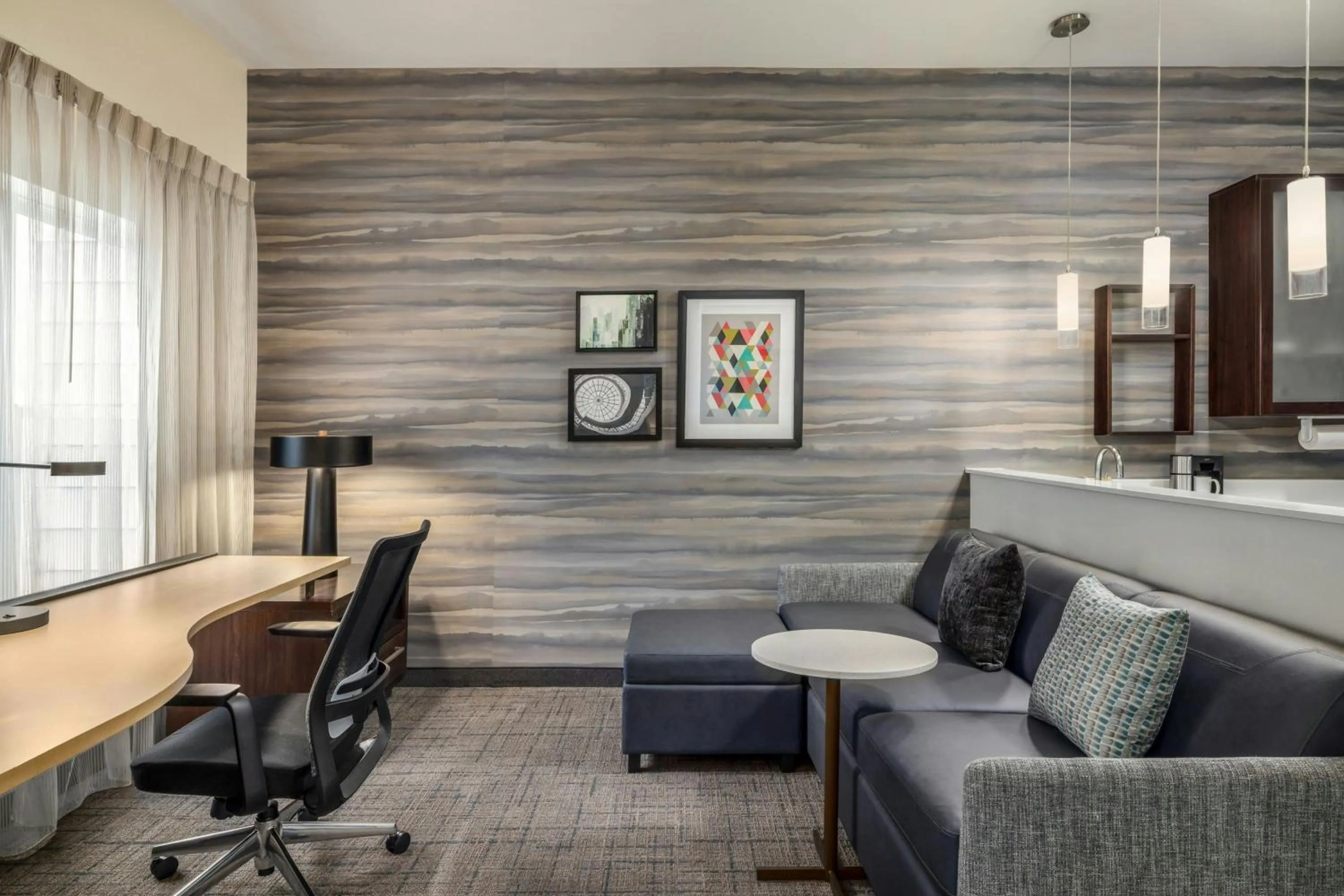 Living room in Residence Inn by Marriott Albany Washington Avenue