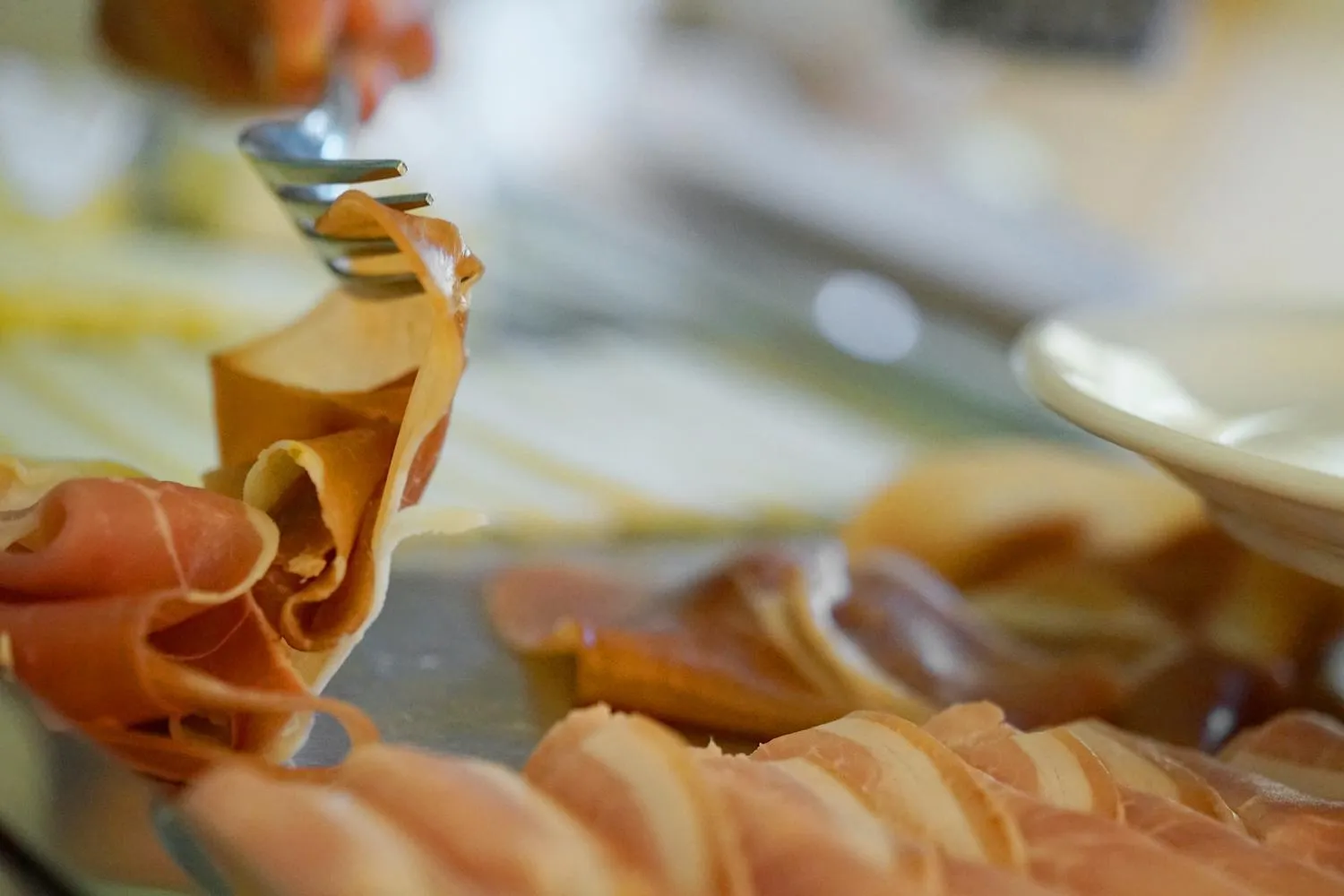 Continental breakfast in Logis Hotel Le Blason de Provence