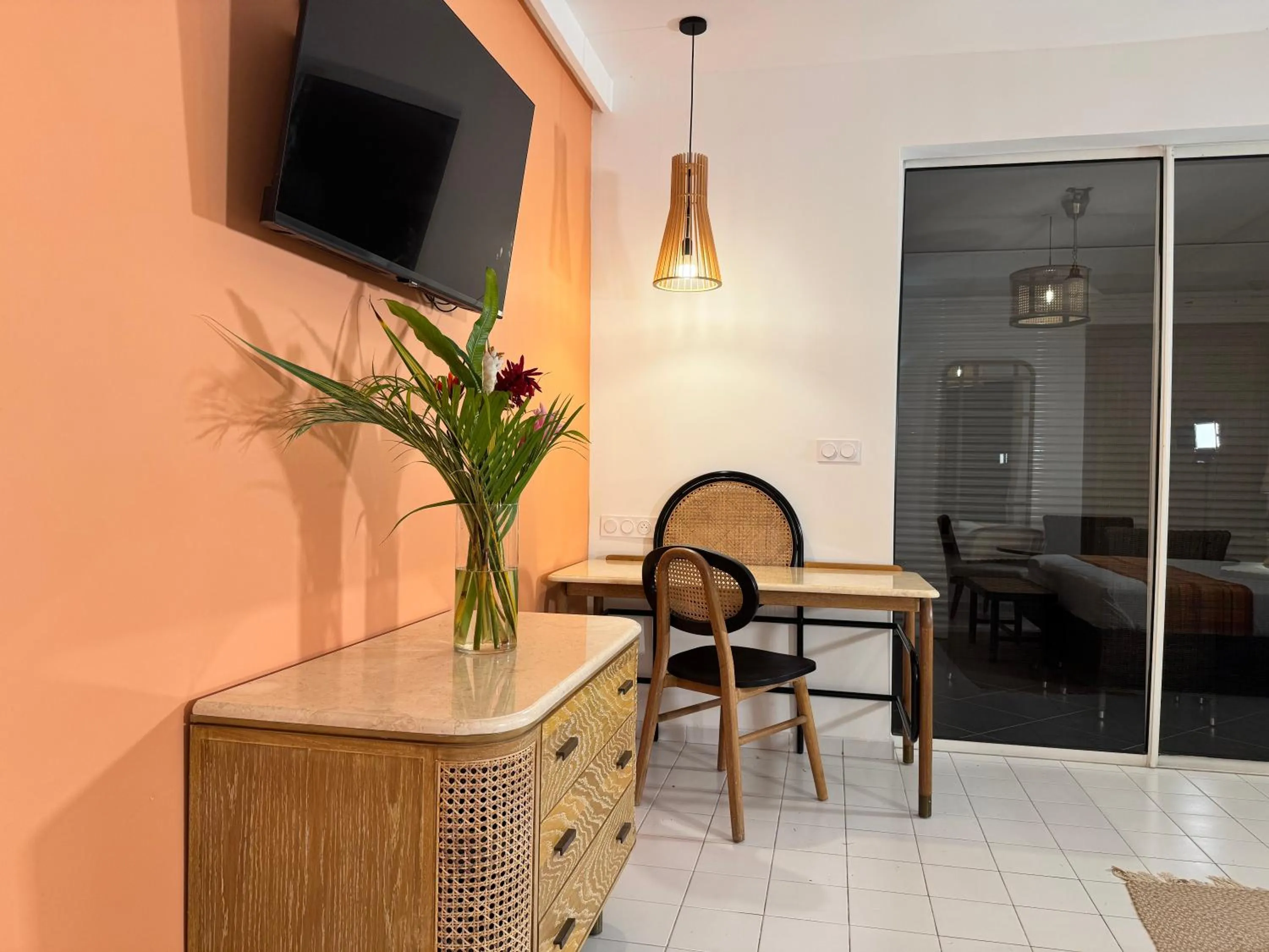 Shower in Résidence Le Vallon Guadeloupe Parc Piscine Appartements & Studios