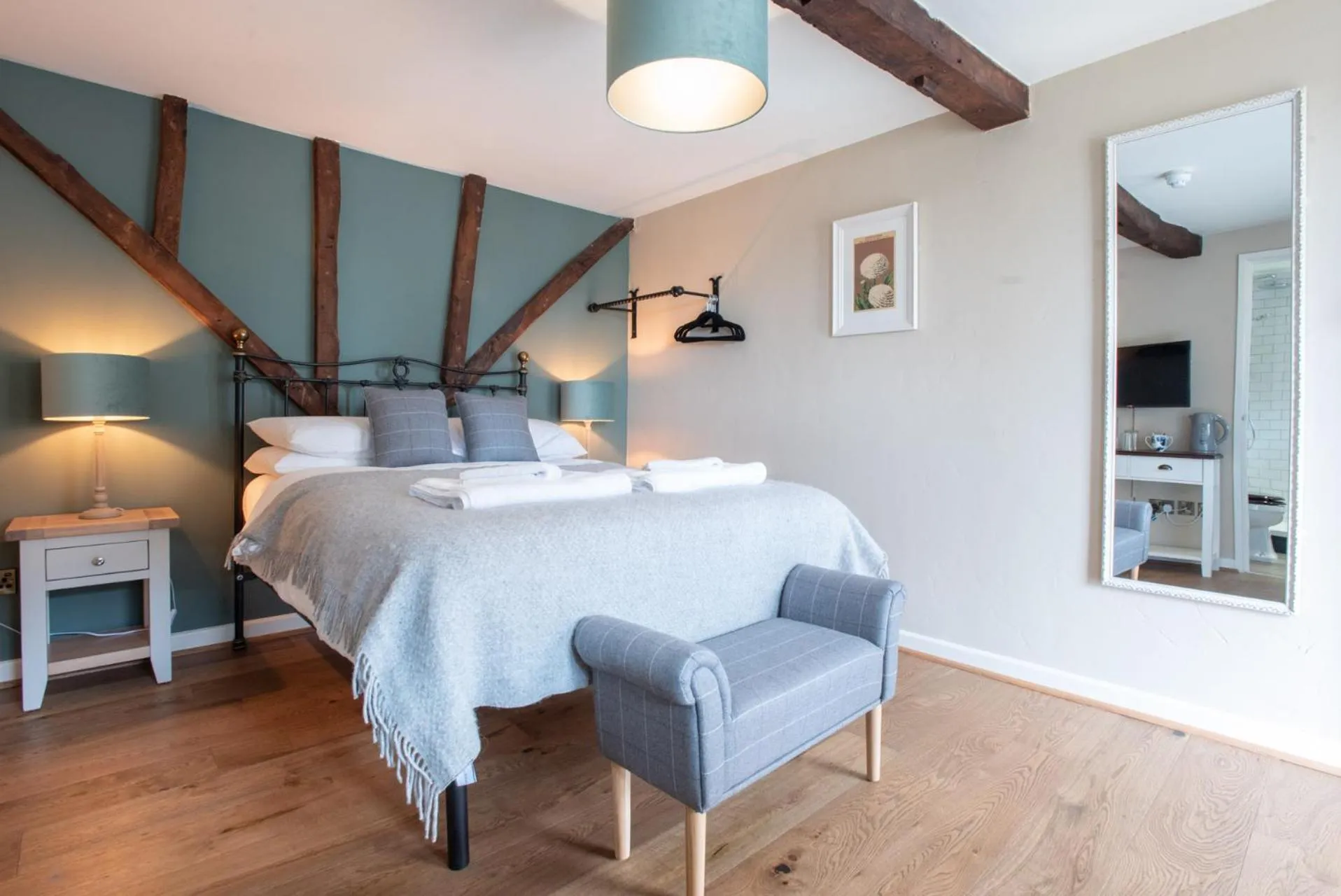 Bedroom in The Talkhouse