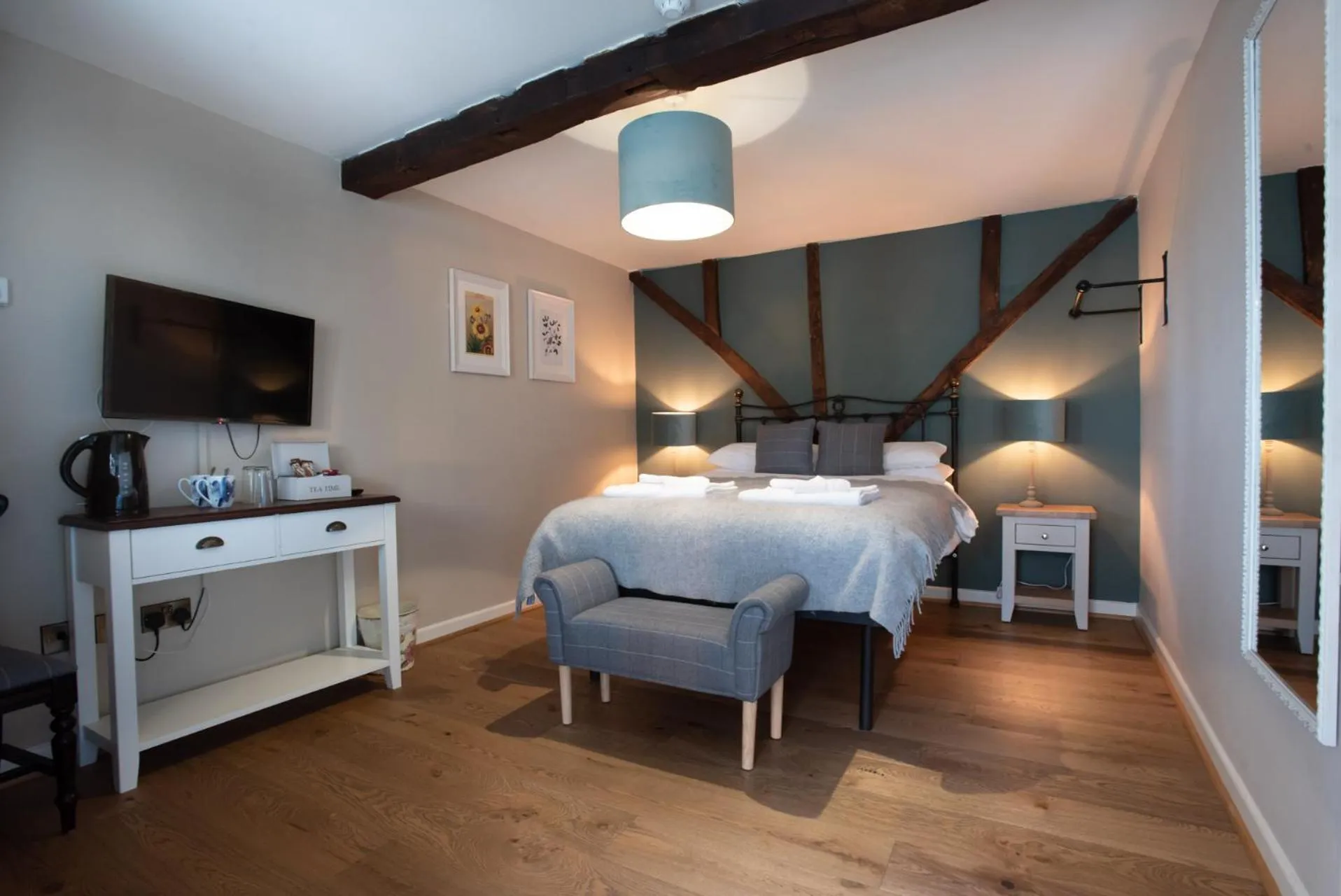 Bedroom in The Talkhouse