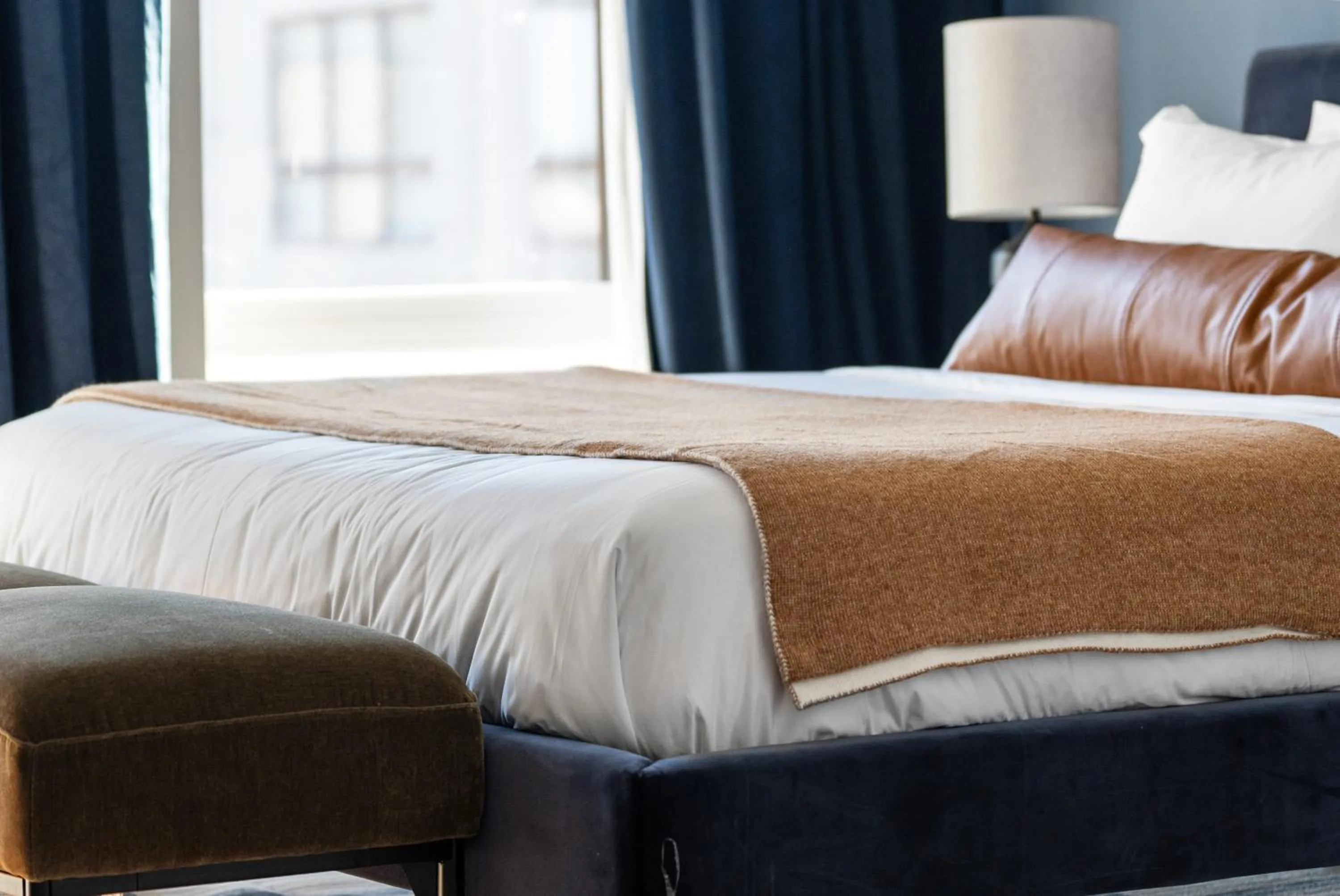 Bedroom, Bed in Luxury Furnished Apartments by Hyatus Downtown at Yale