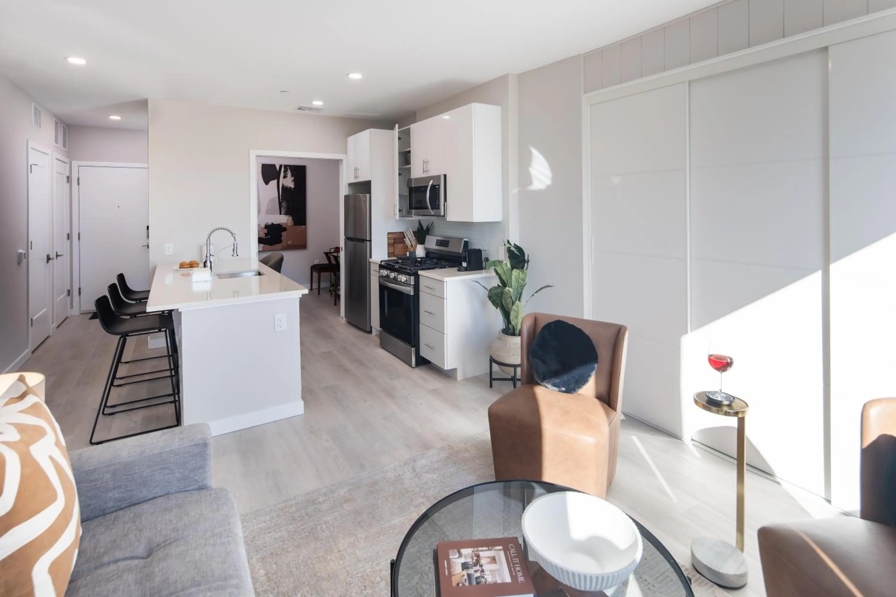 kitchen in Luxury Furnished Apartments by Hyatus Downtown at Yale