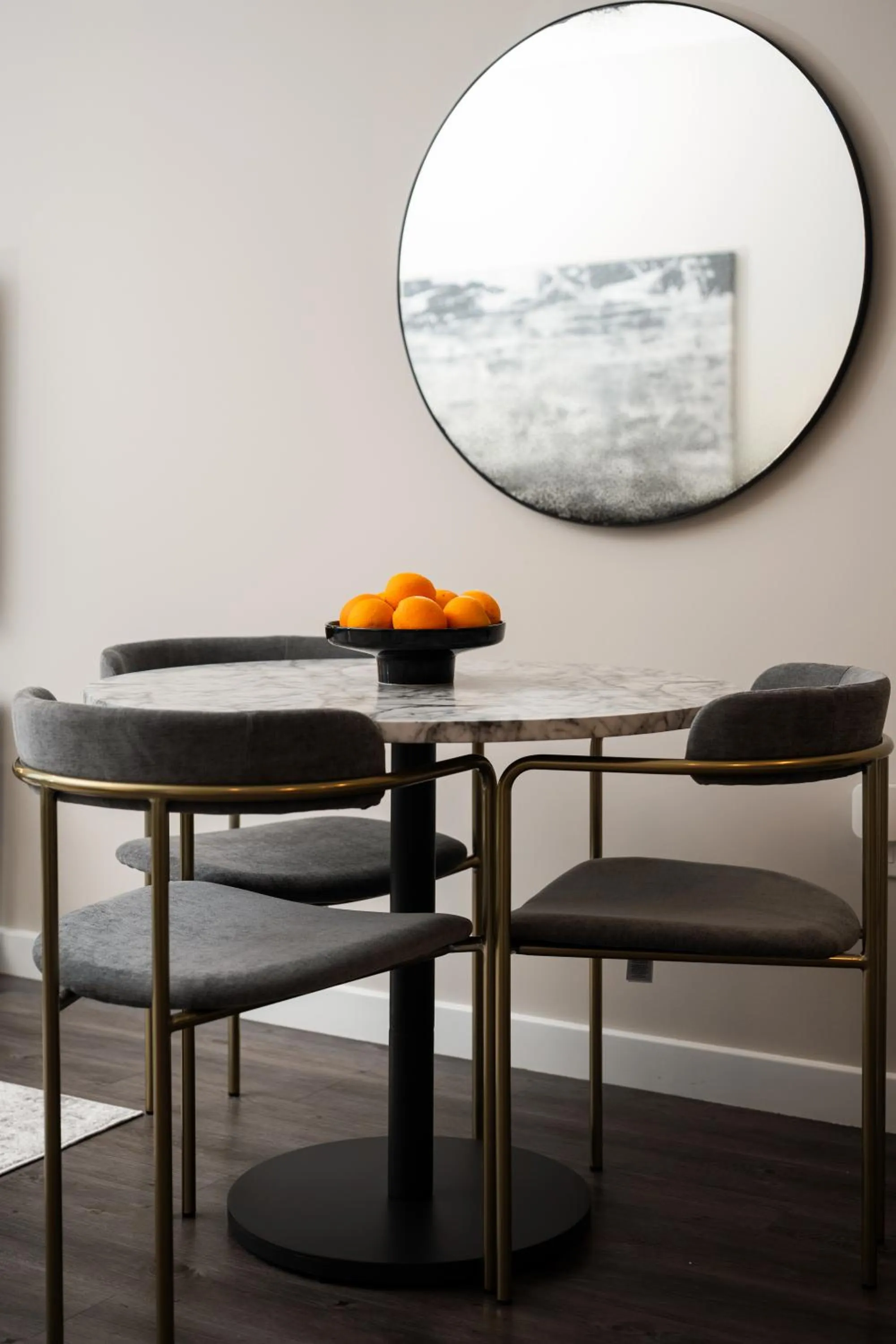 Dining area in Luxury Furnished Apartments by Hyatus Downtown at Yale