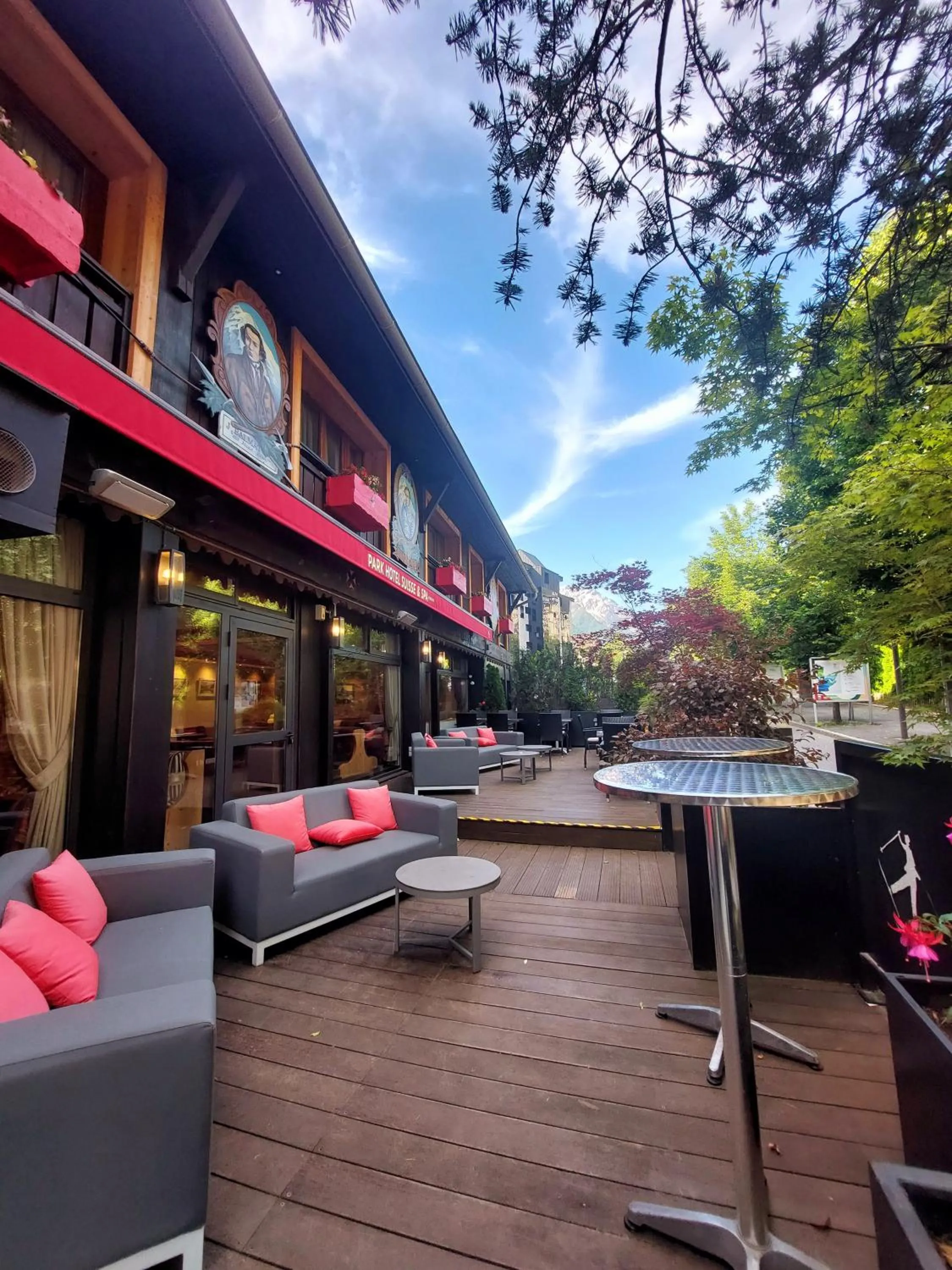 Patio in Park Hotel Suisse & Spa