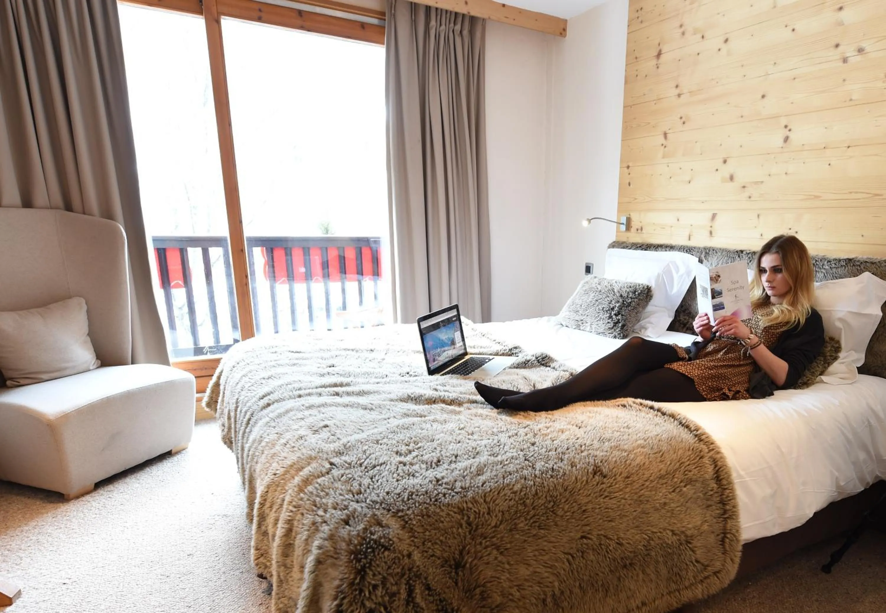 Bedroom, Bed in Park Hotel Suisse & Spa