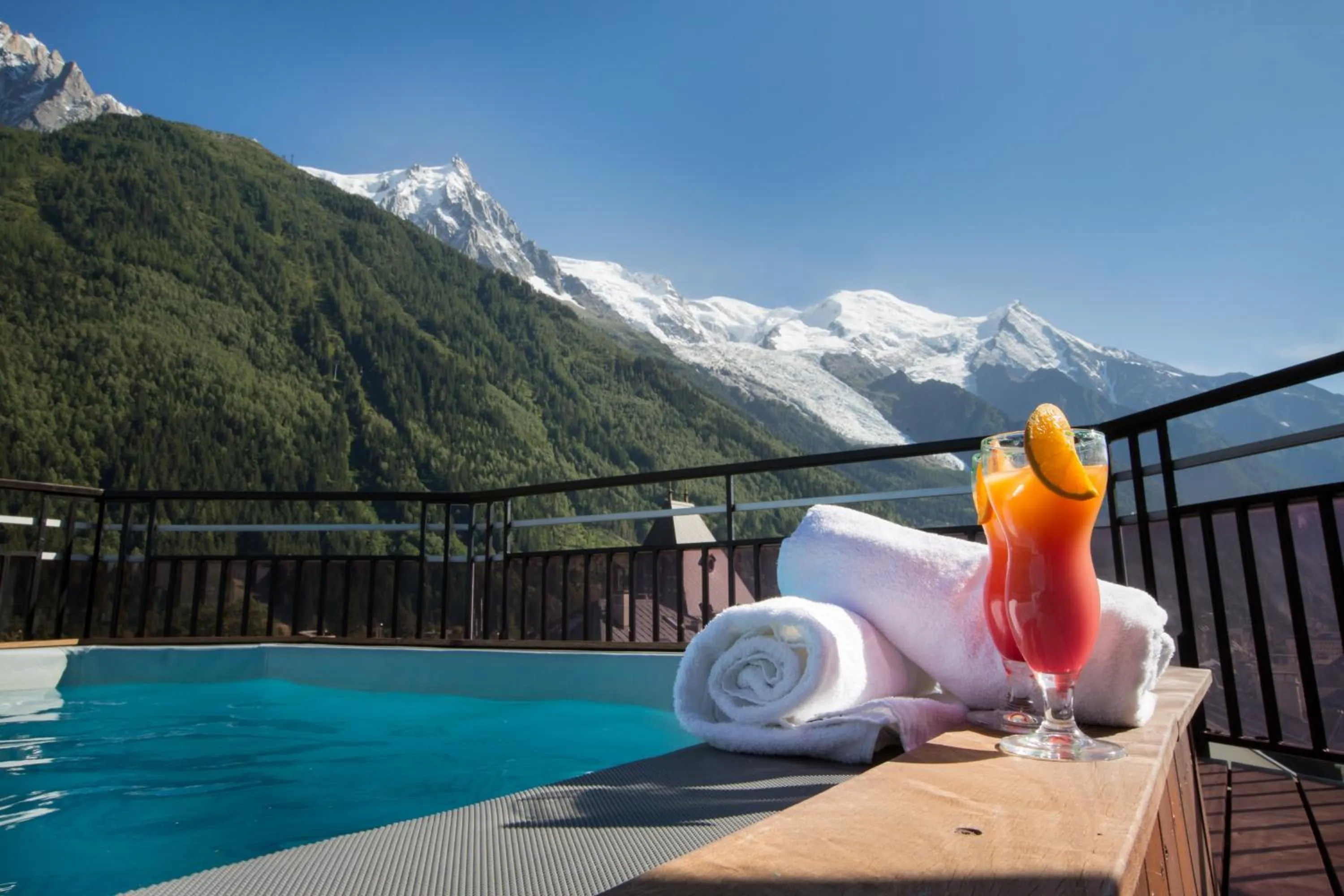Mountain view in Park Hotel Suisse & Spa