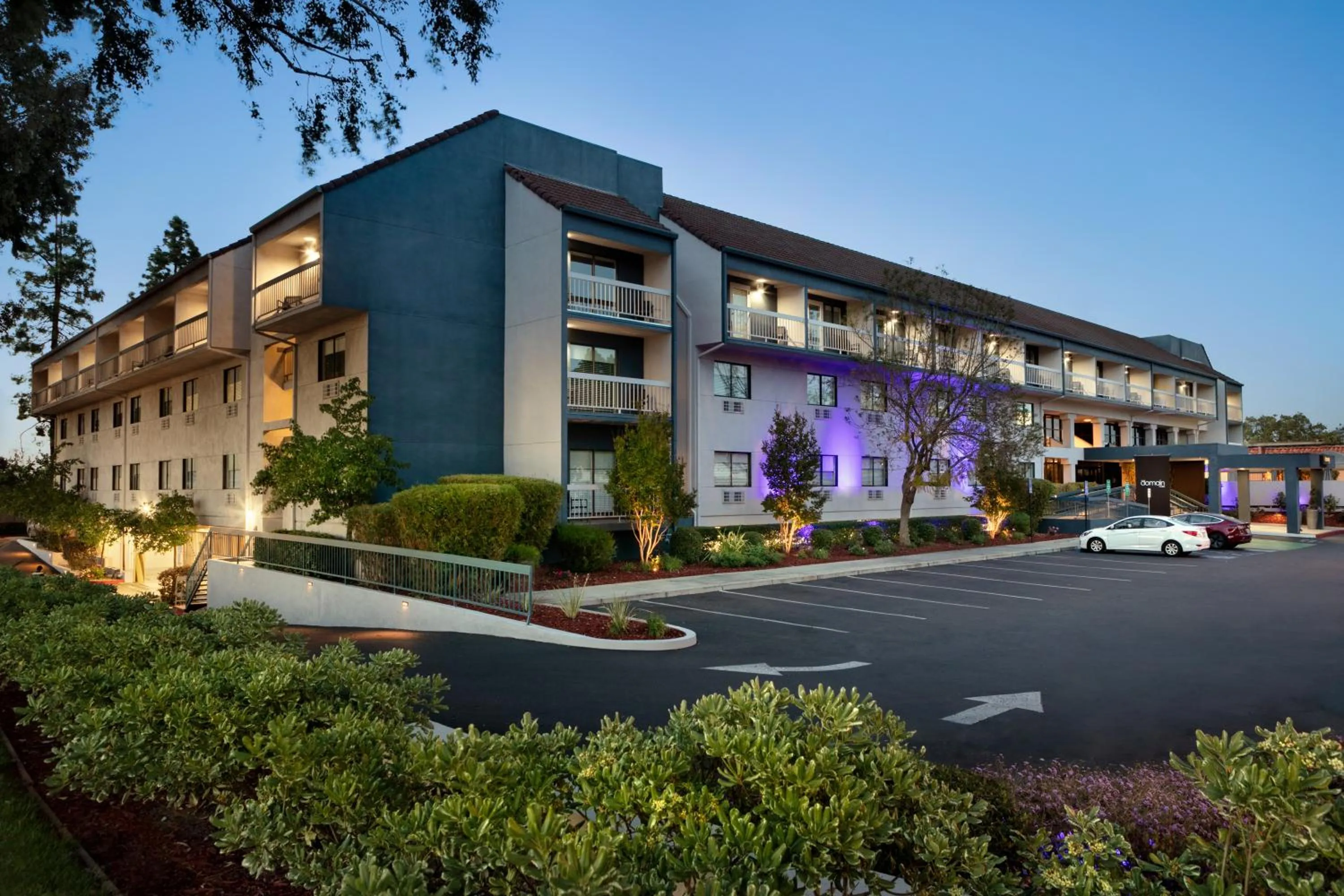 Property building in The Domain Hotel