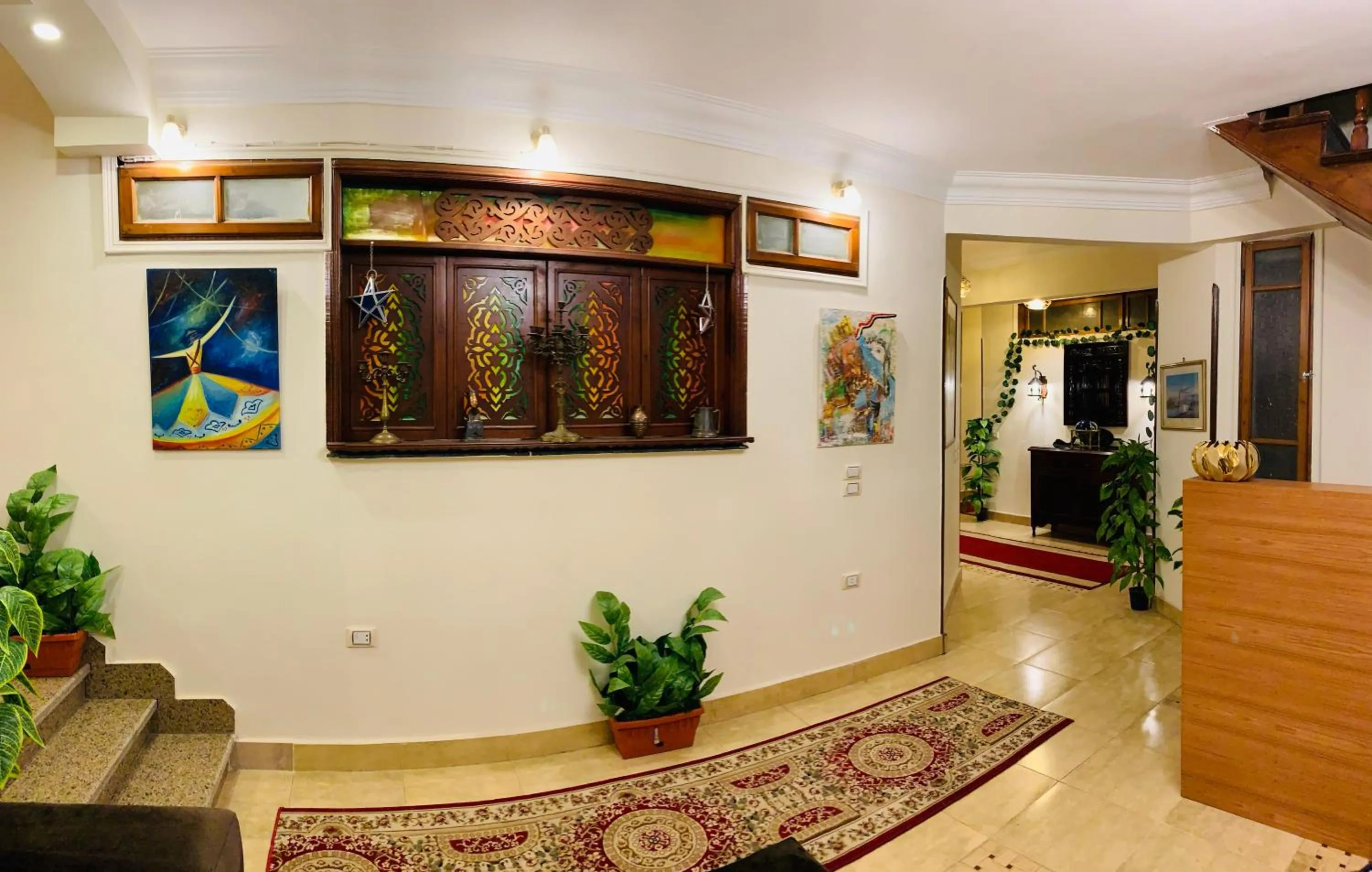 TV and multimedia in Draz pyramids view Bed & breakfast