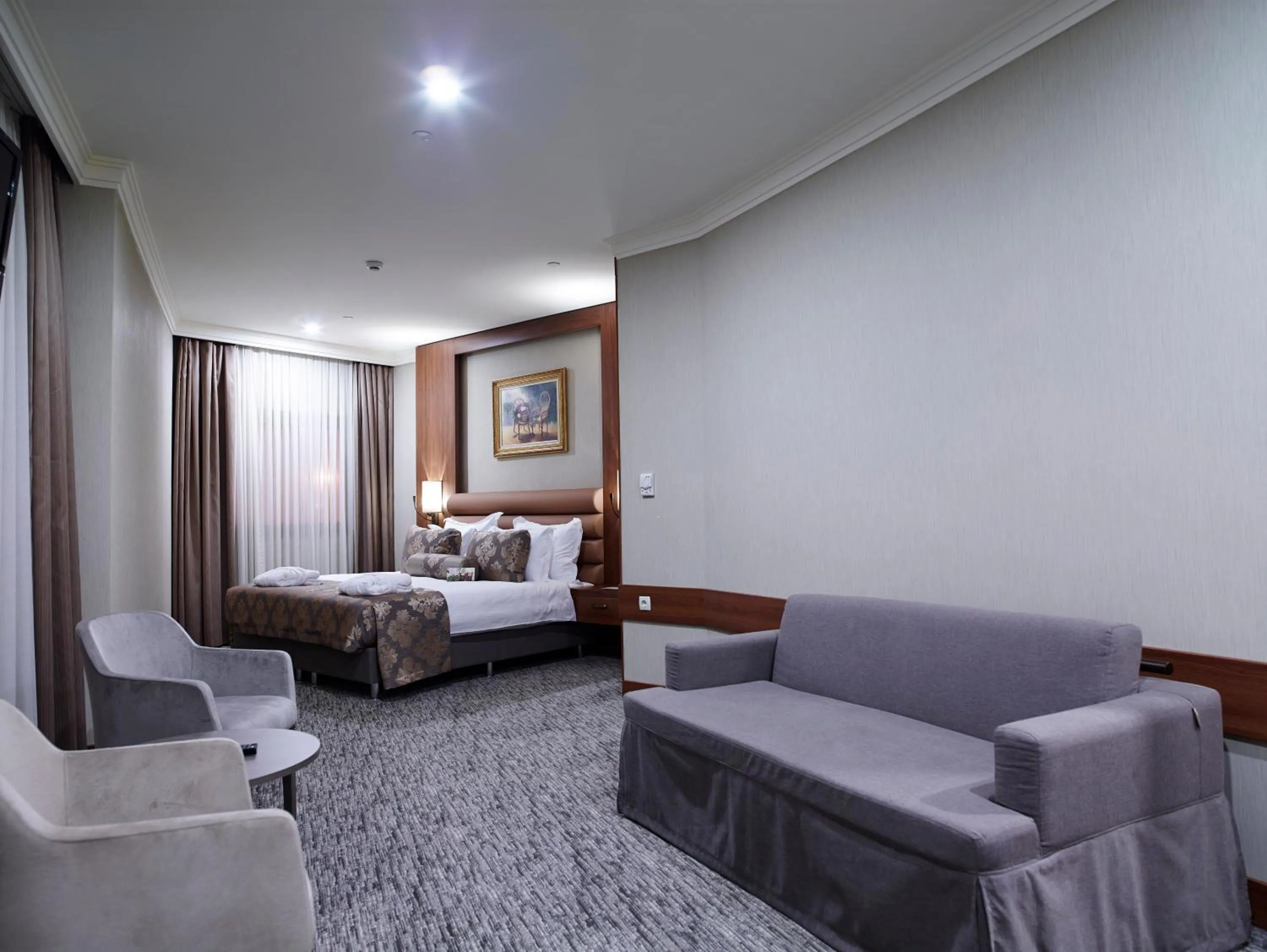 Bed in Euro Park Otel