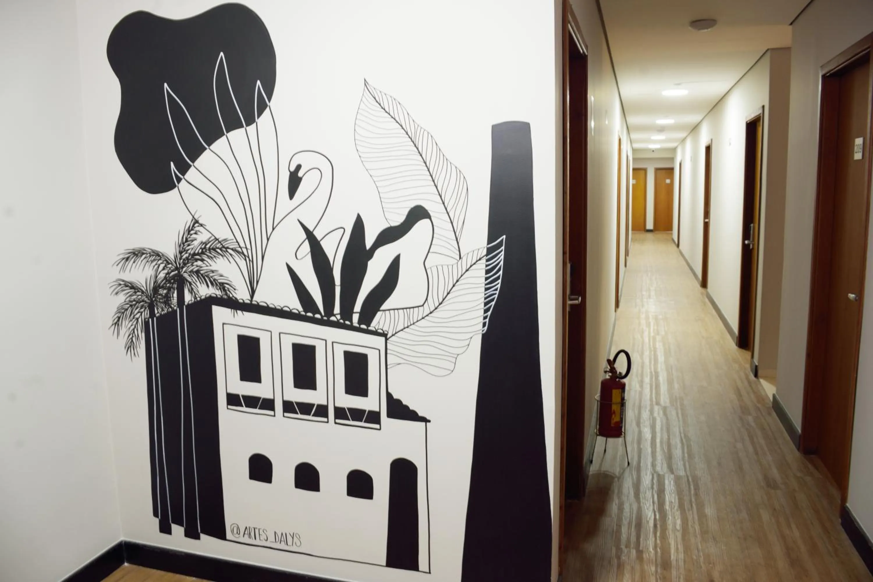 Decorative detail in Asa Hotel