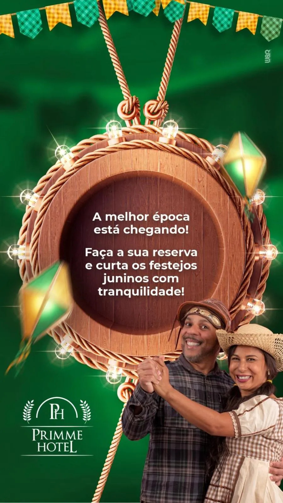 Text overlay in Primme Hotel Aracaju