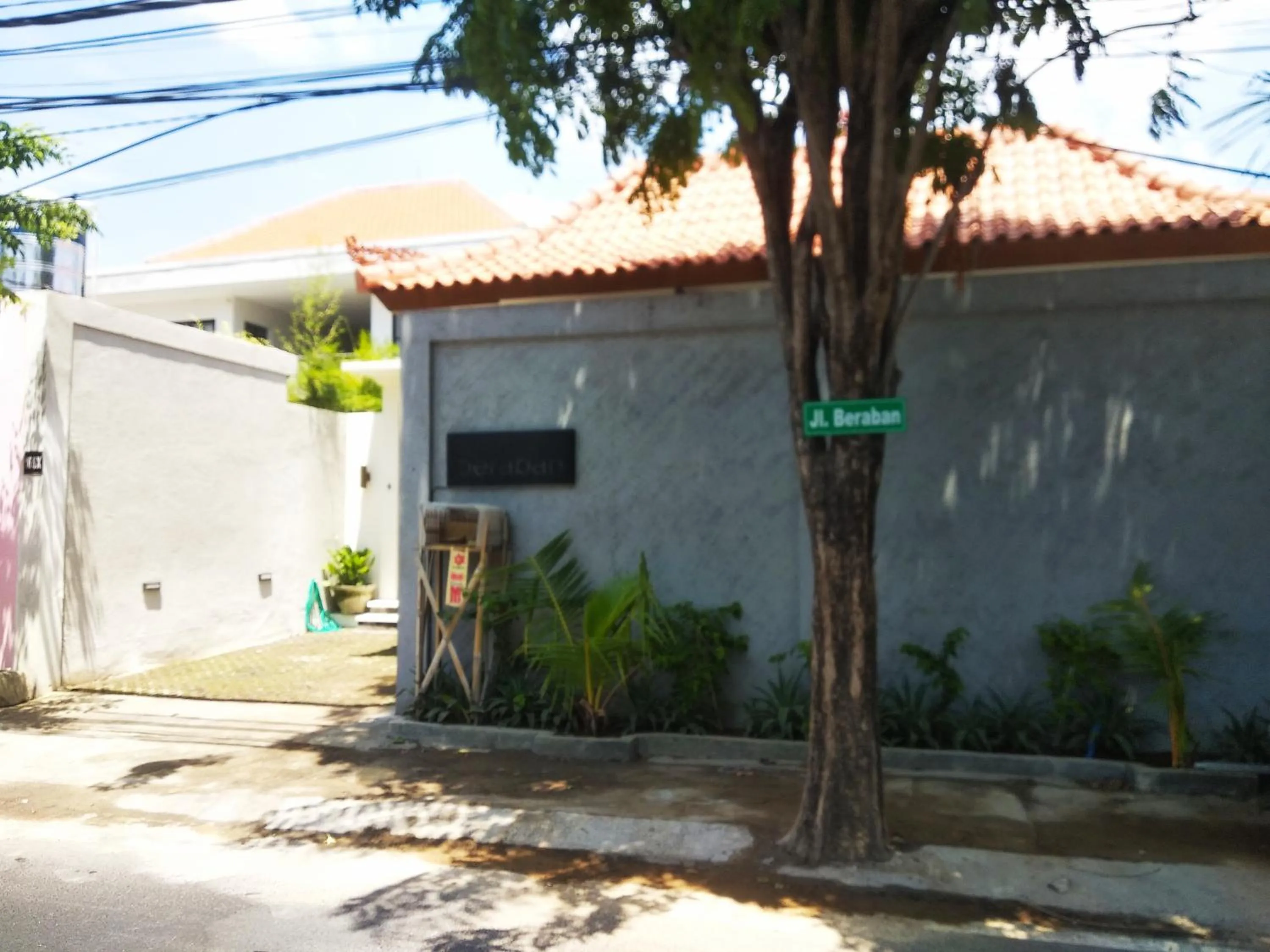 Facade/entrance in Villa Brabhan Seminyak